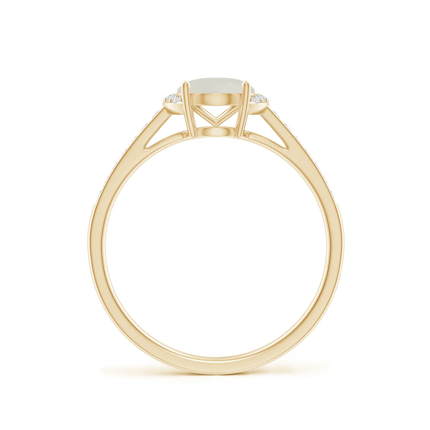 AAA - Moonstone / 1.23 CT / 14 KT Yellow Gold