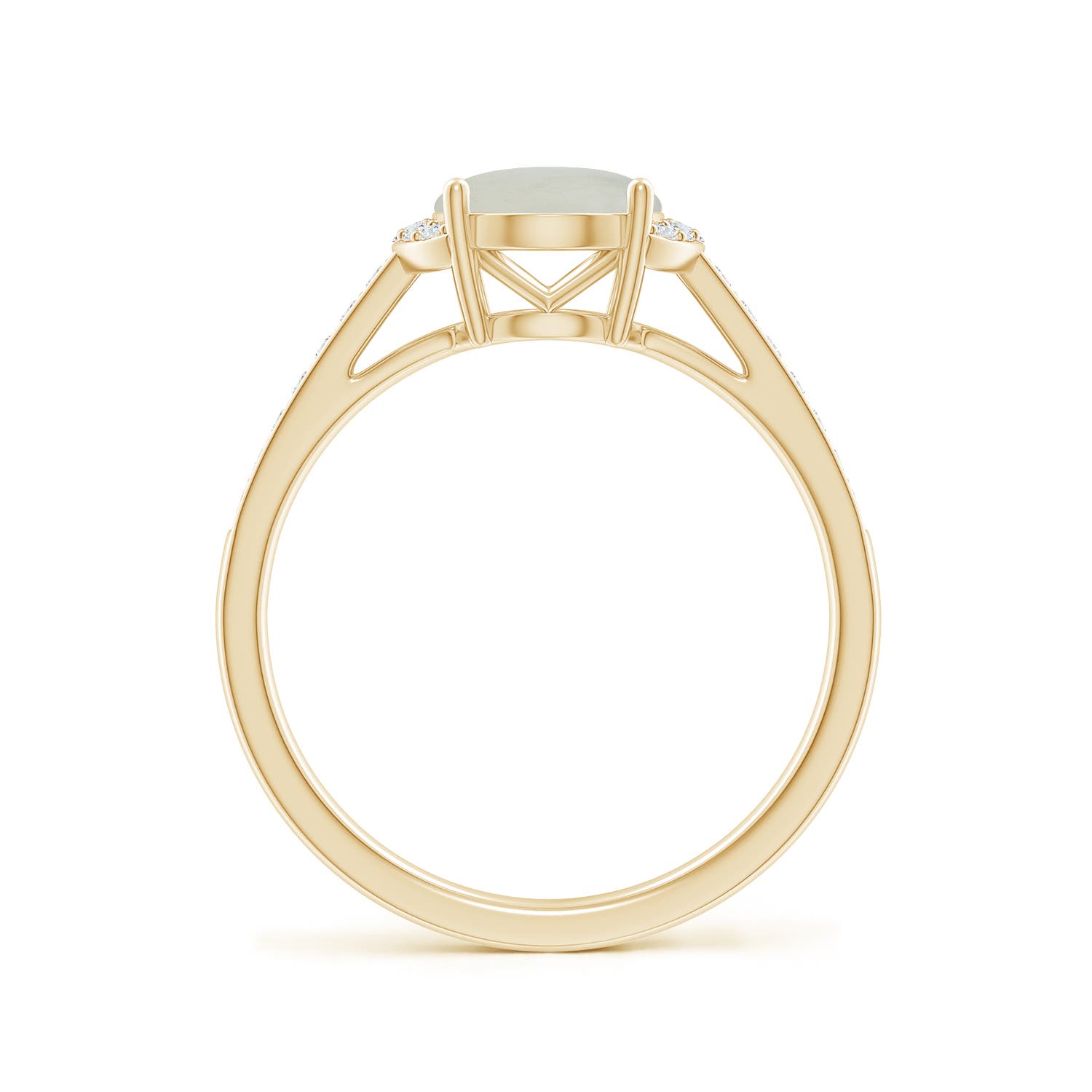 A - Moonstone / 1.88 CT / 14 KT Yellow Gold