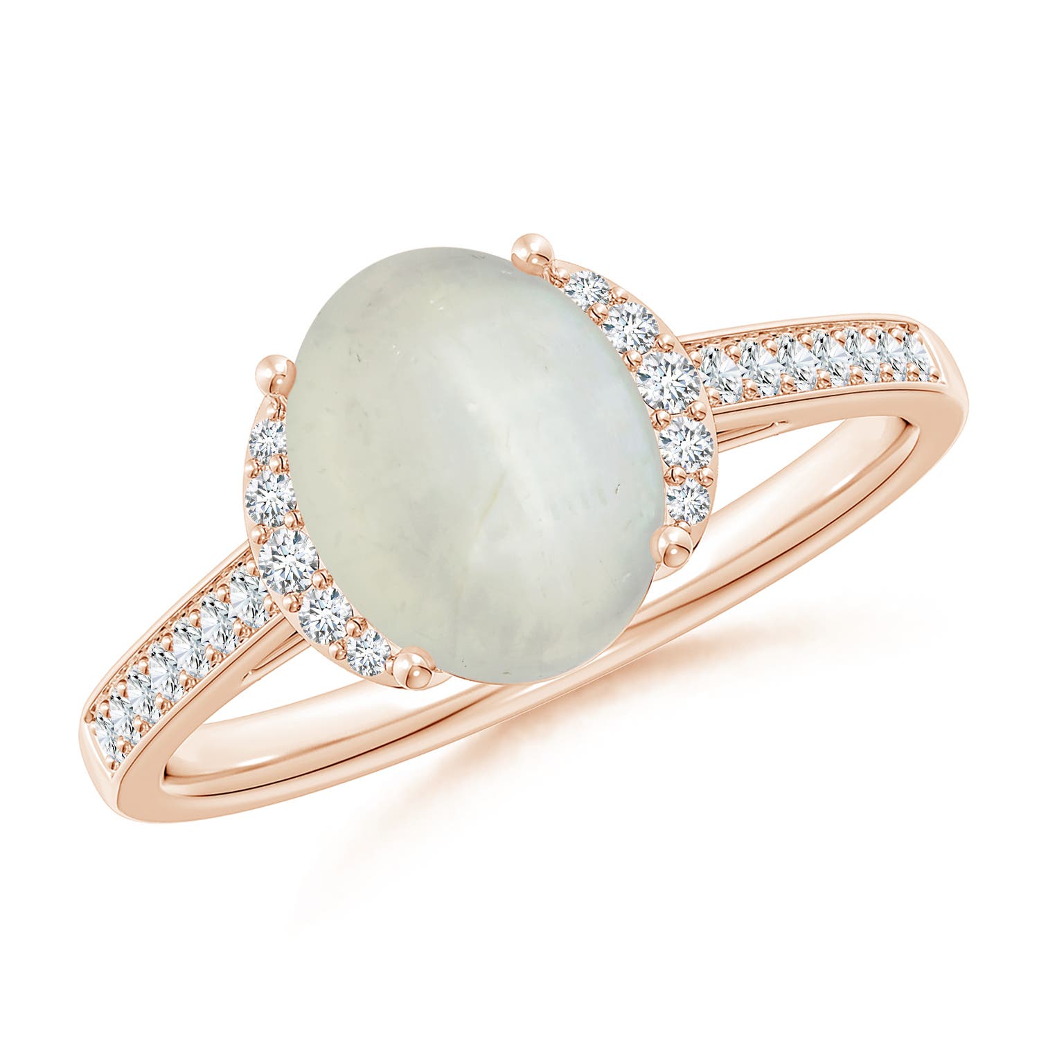 AA - Moonstone / 1.88 CT / 14 KT Rose Gold