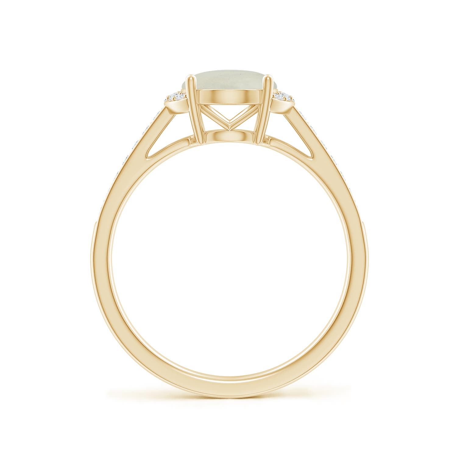 AA - Moonstone / 1.88 CT / 14 KT Yellow Gold