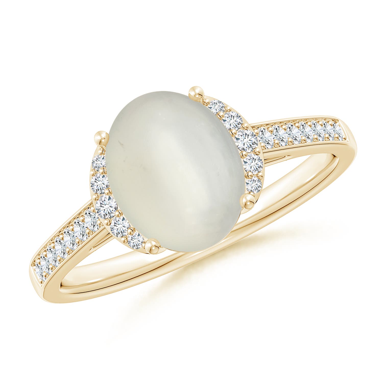 AAA - Moonstone / 1.88 CT / 14 KT Yellow Gold