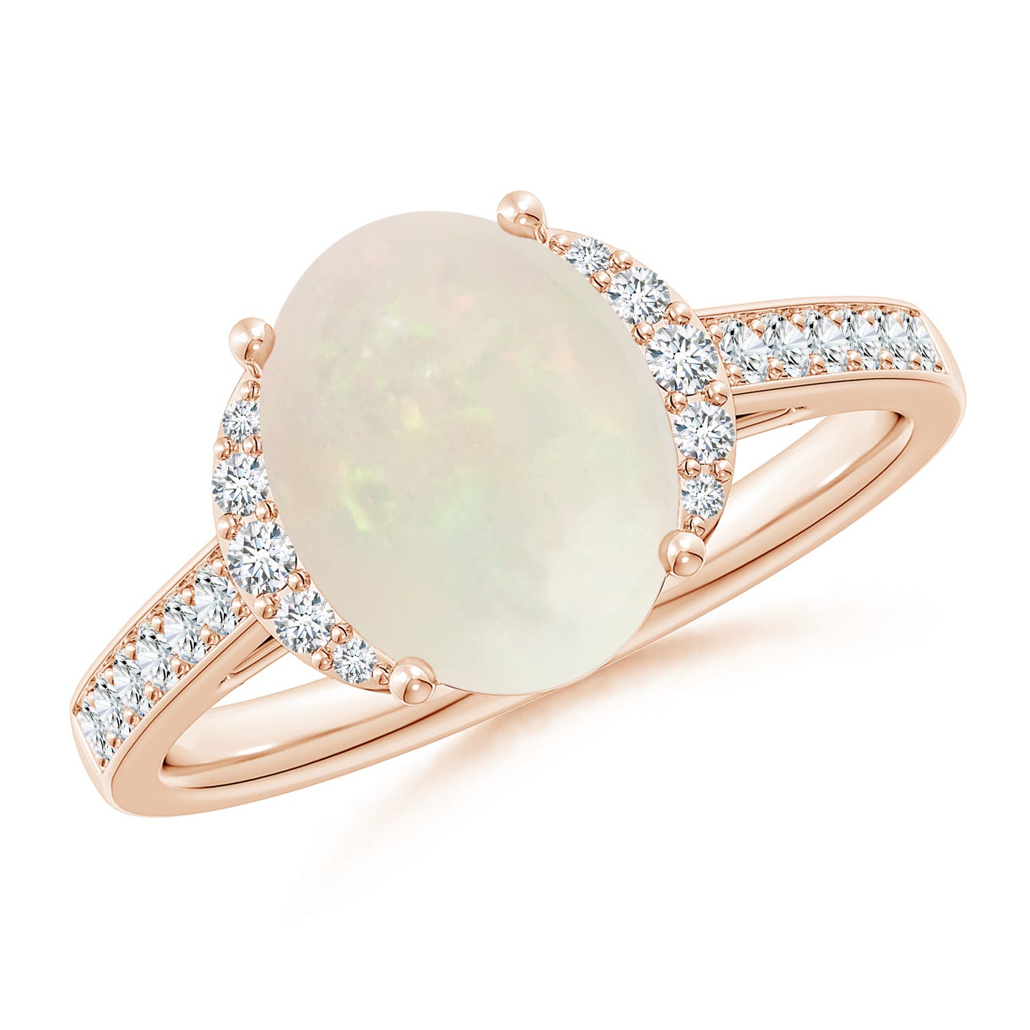 A - Opal / 1.7 CT / 14 KT Rose Gold