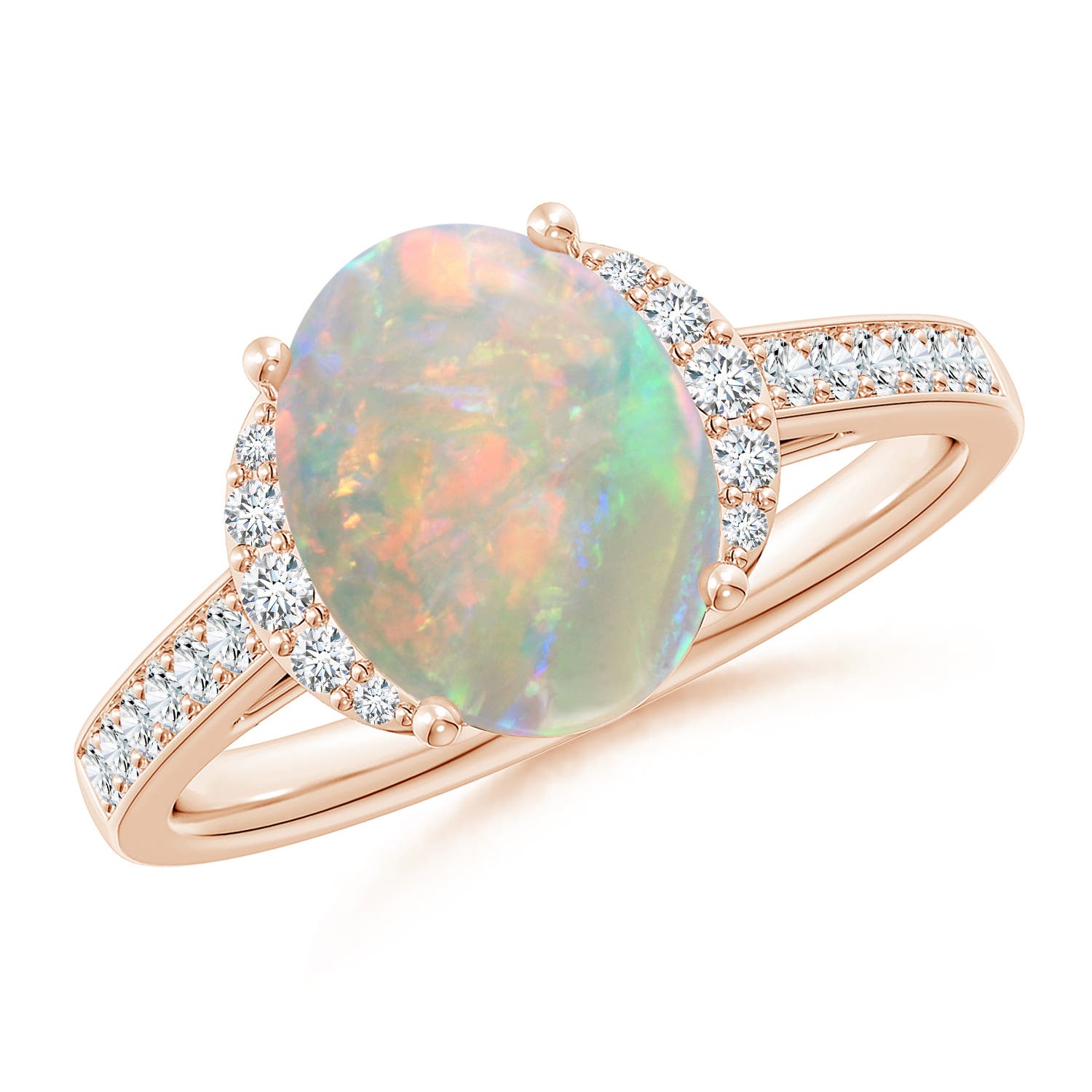 AAAA - Opal / 1.7 CT / 14 KT Rose Gold