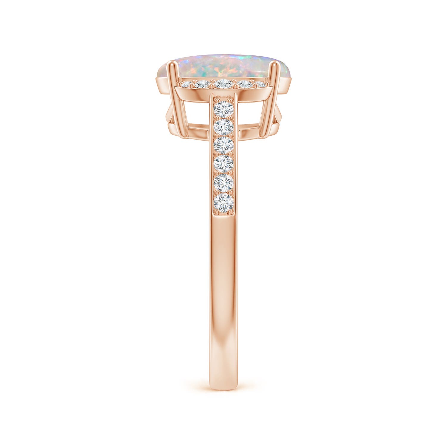 AAAA - Opal / 1.7 CT / 14 KT Rose Gold