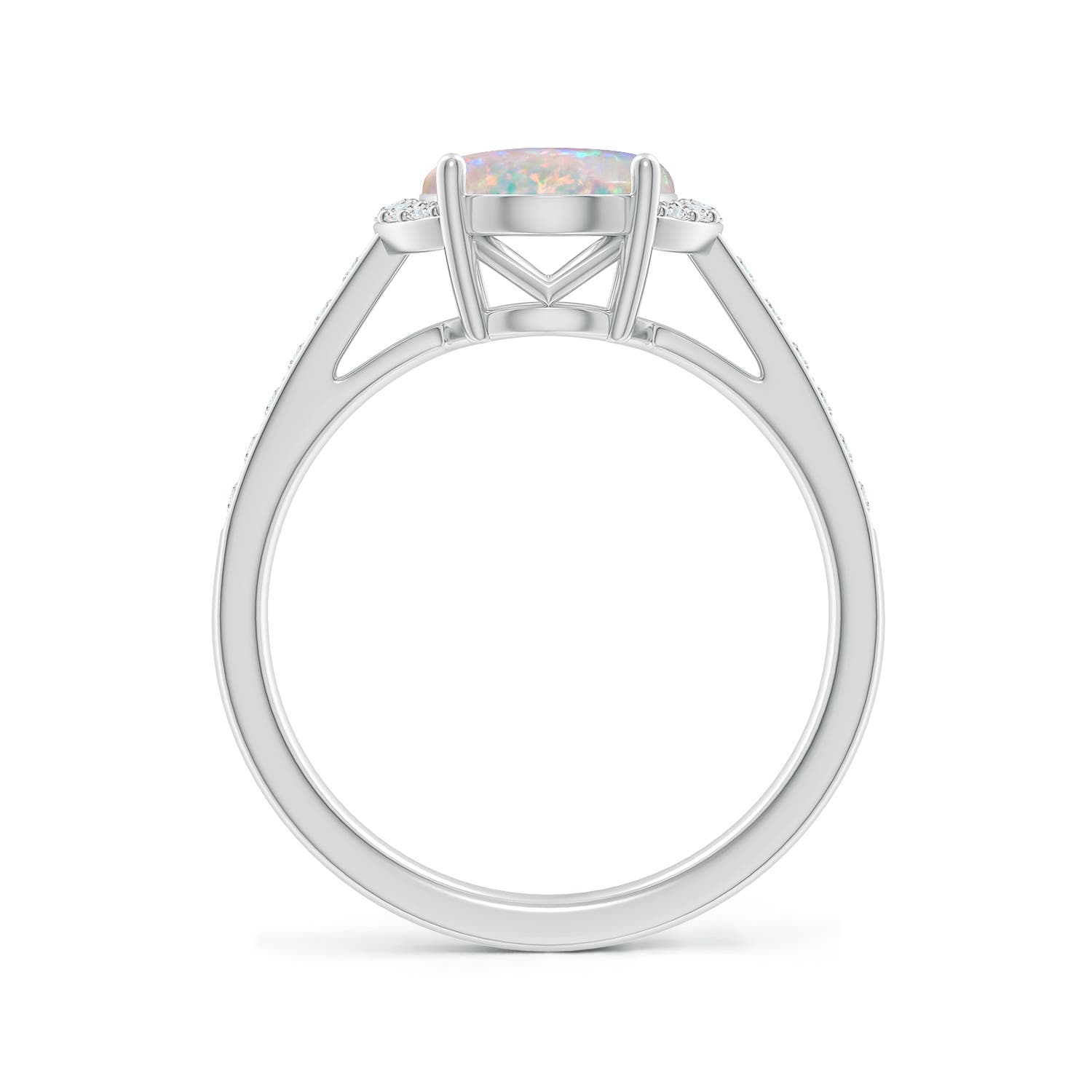 AAAA - Opal / 1.7 CT / 14 KT White Gold