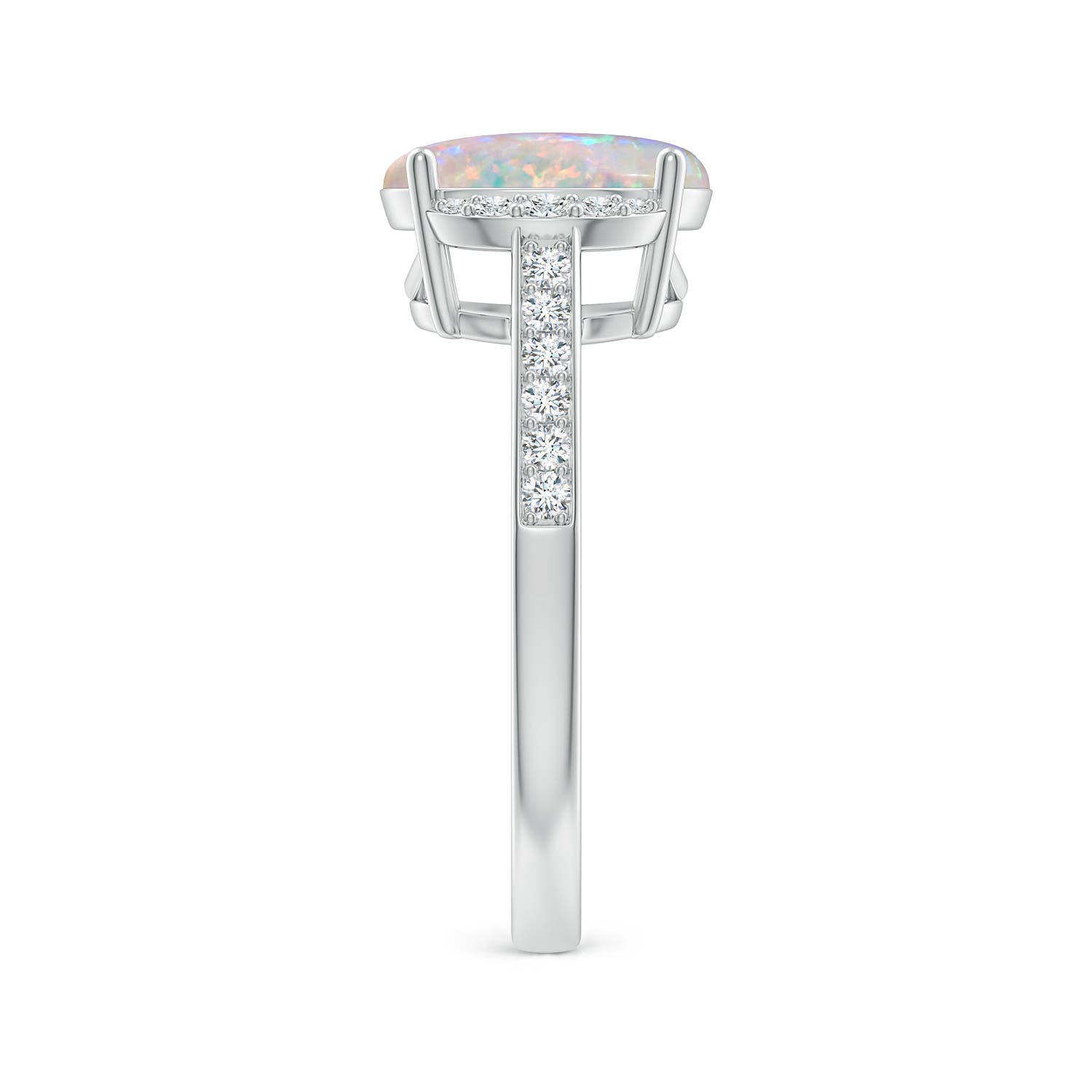 AAAA - Opal / 1.7 CT / 14 KT White Gold