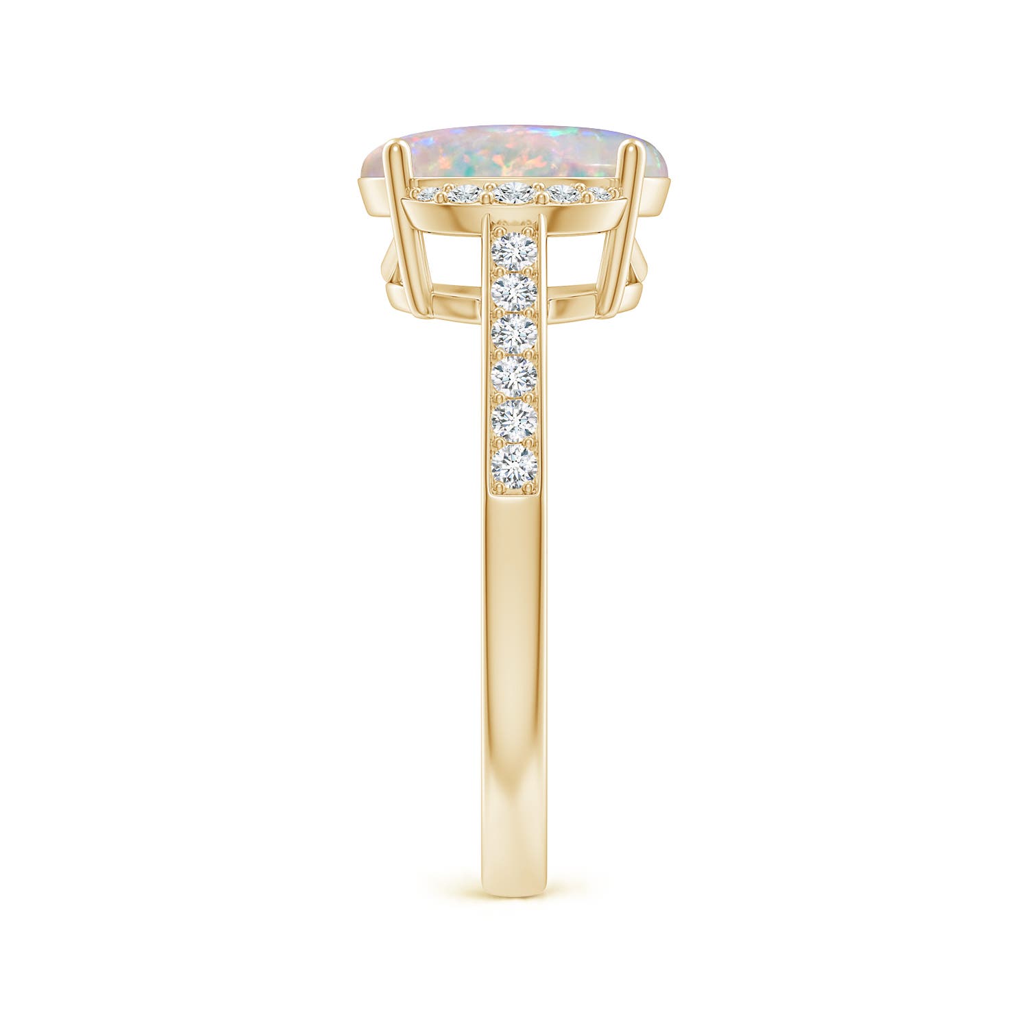 AAAA - Opal / 1.7 CT / 14 KT Yellow Gold