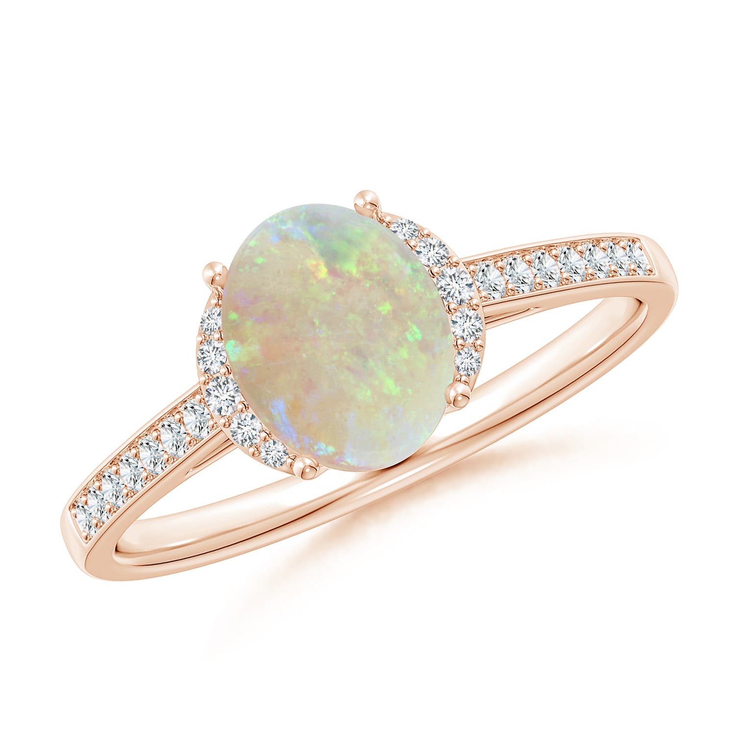 AAA - Opal / 0.93 CT / 14 KT Rose Gold