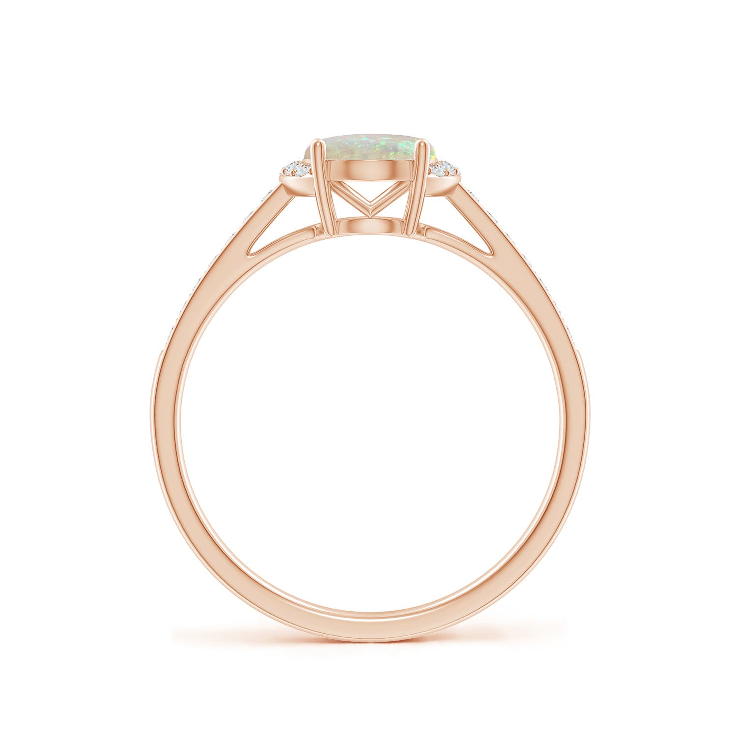 AAA - Opal / 0.93 CT / 14 KT Rose Gold