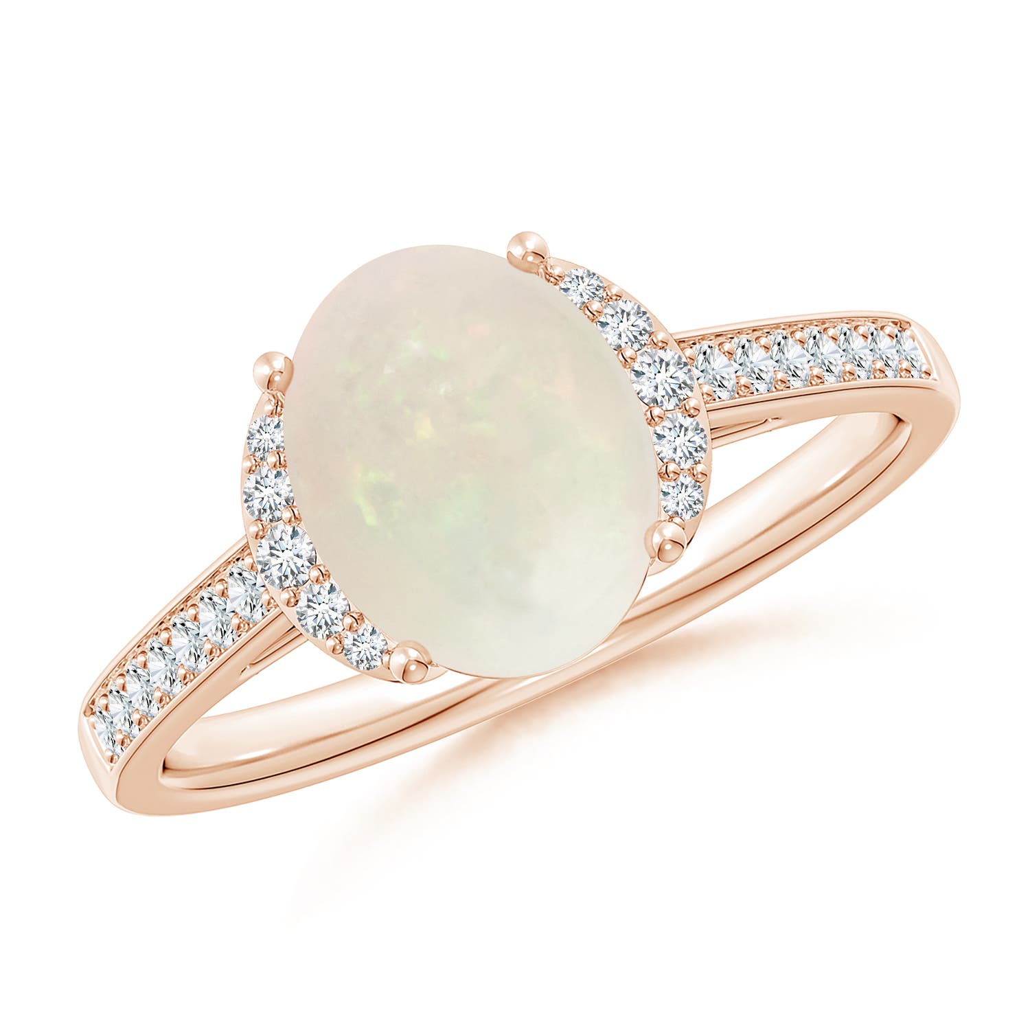 A - Opal / 1.28 CT / 14 KT Rose Gold