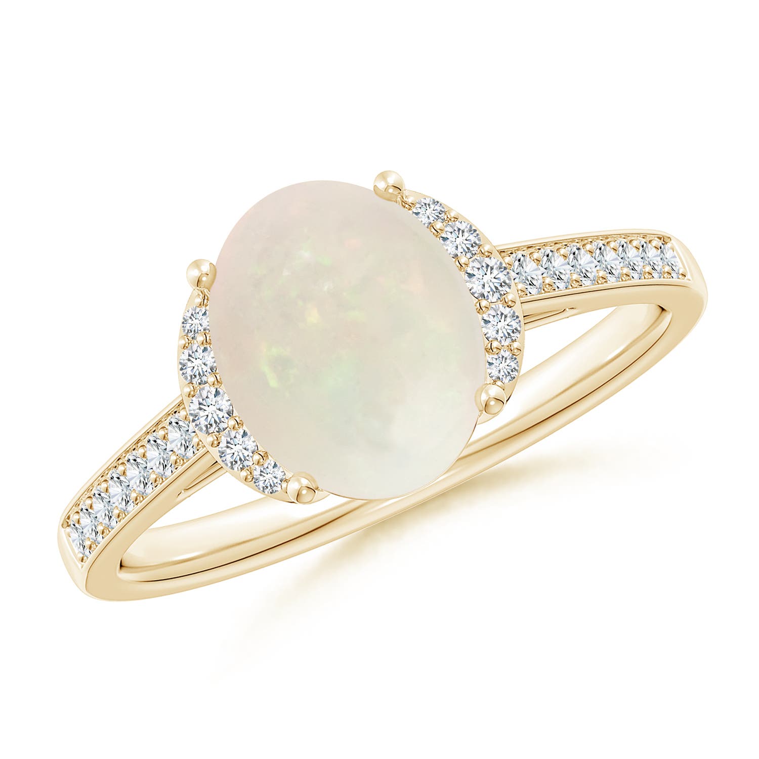 A - Opal / 1.28 CT / 14 KT Yellow Gold