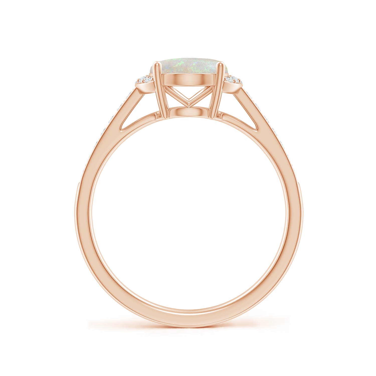 AA - Opal / 1.28 CT / 14 KT Rose Gold