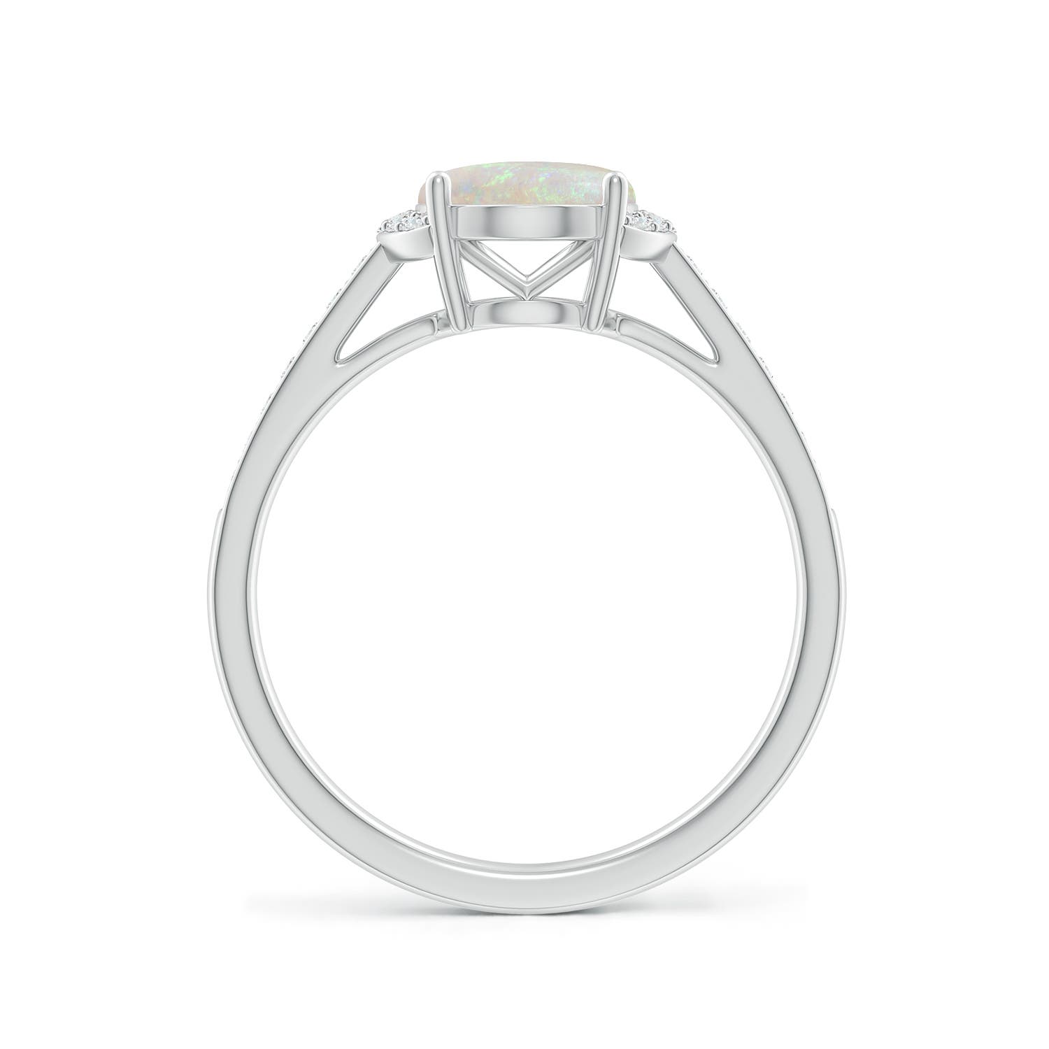 AA - Opal / 1.28 CT / 14 KT White Gold