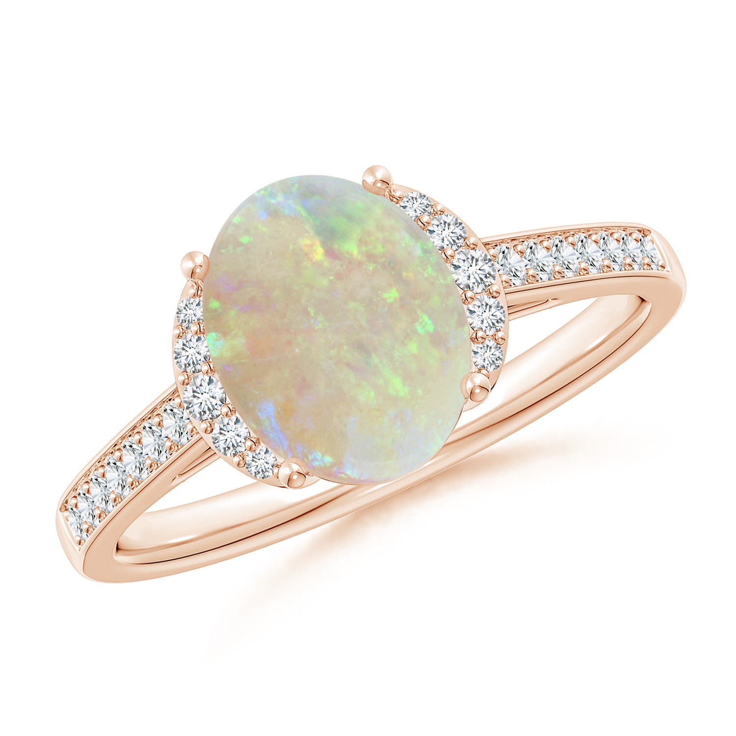 AAA - Opal / 1.28 CT / 14 KT Rose Gold