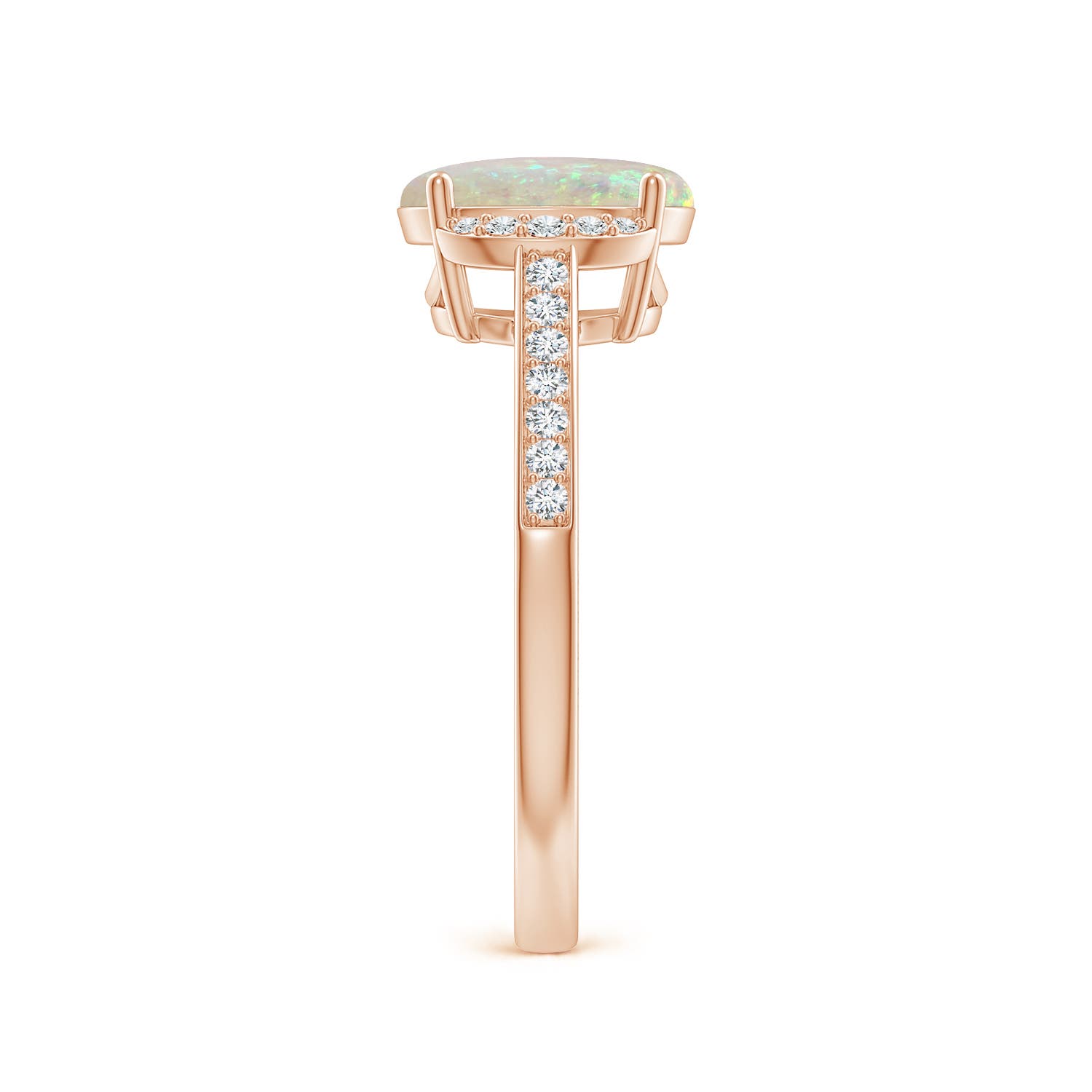 AAA - Opal / 1.28 CT / 14 KT Rose Gold