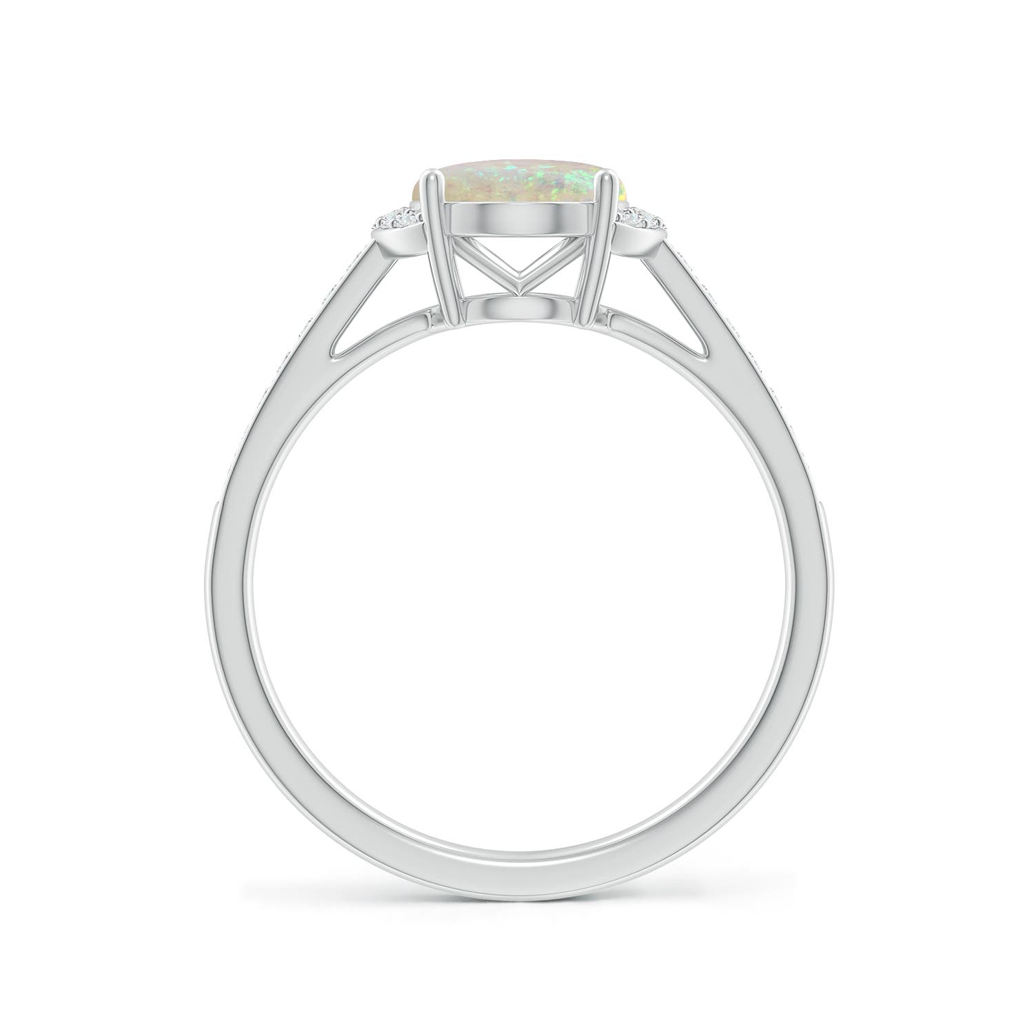 AAA - Opal / 1.28 CT / 14 KT White Gold