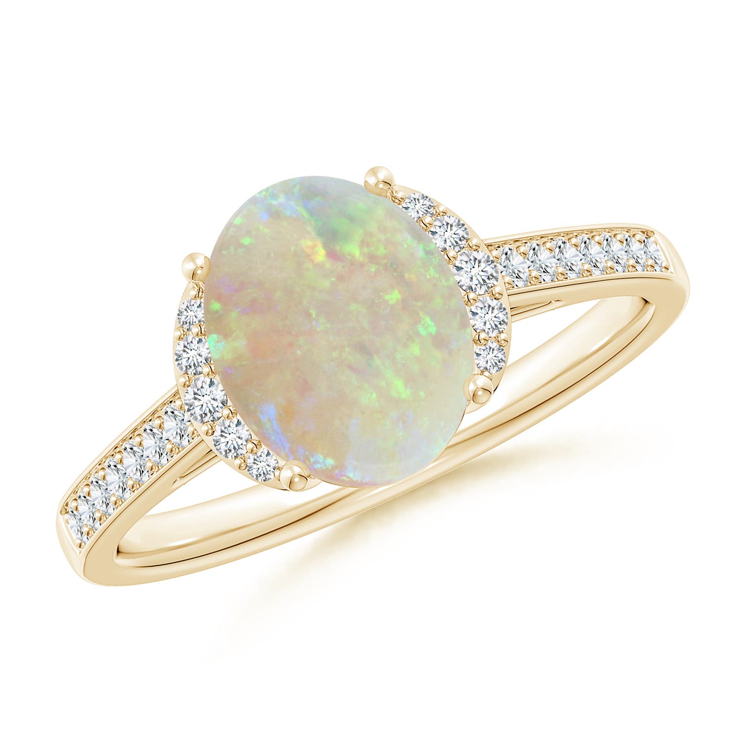 AAA - Opal / 1.28 CT / 14 KT Yellow Gold