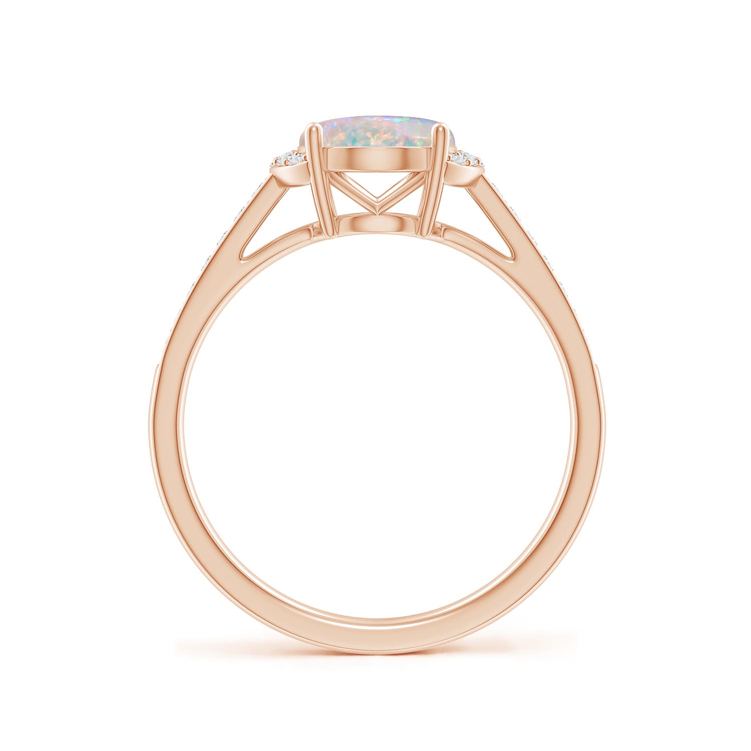 AAAA - Opal / 1.28 CT / 14 KT Rose Gold