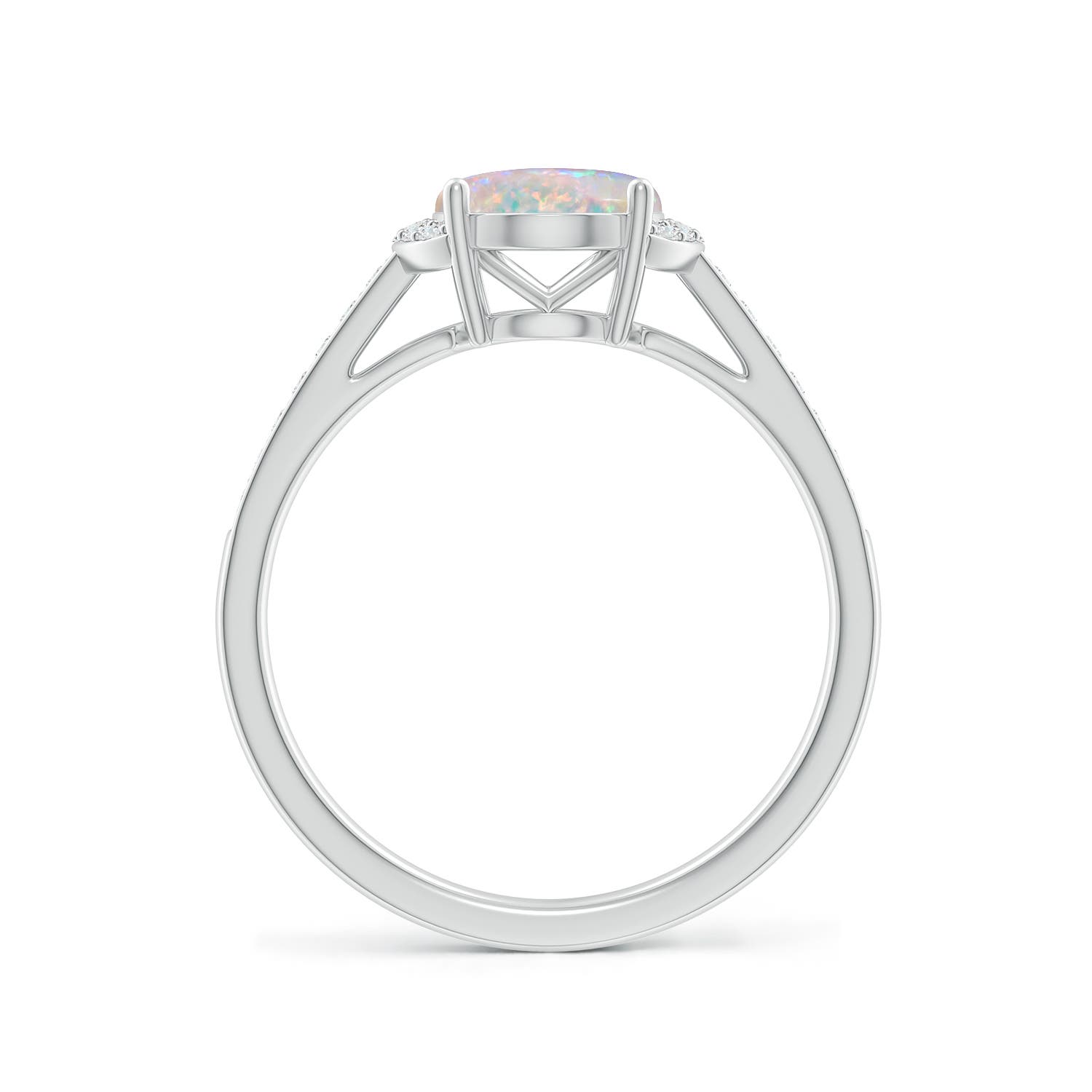 AAAA - Opal / 1.28 CT / 14 KT White Gold