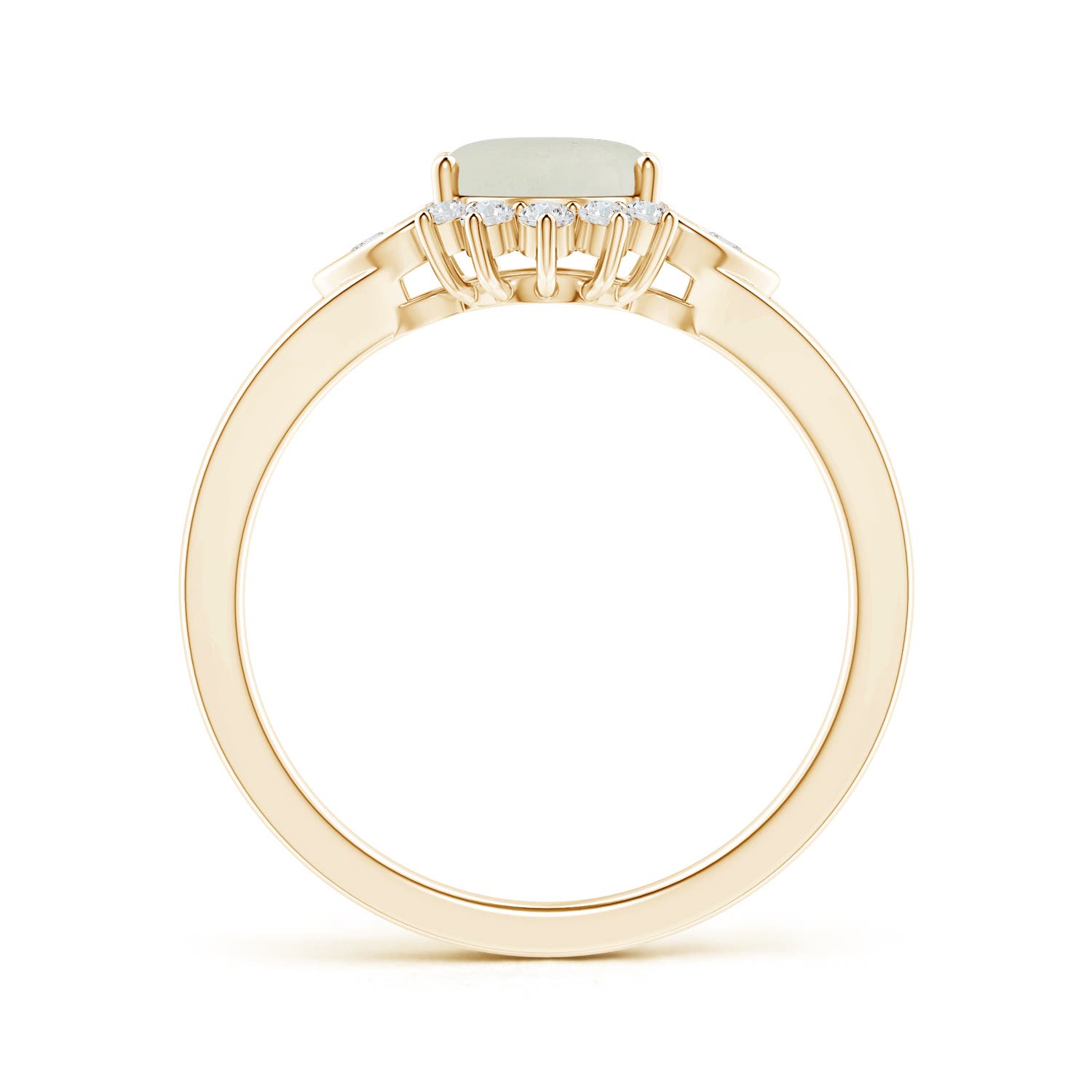 AA - Moonstone / 1.29 CT / 14 KT Yellow Gold