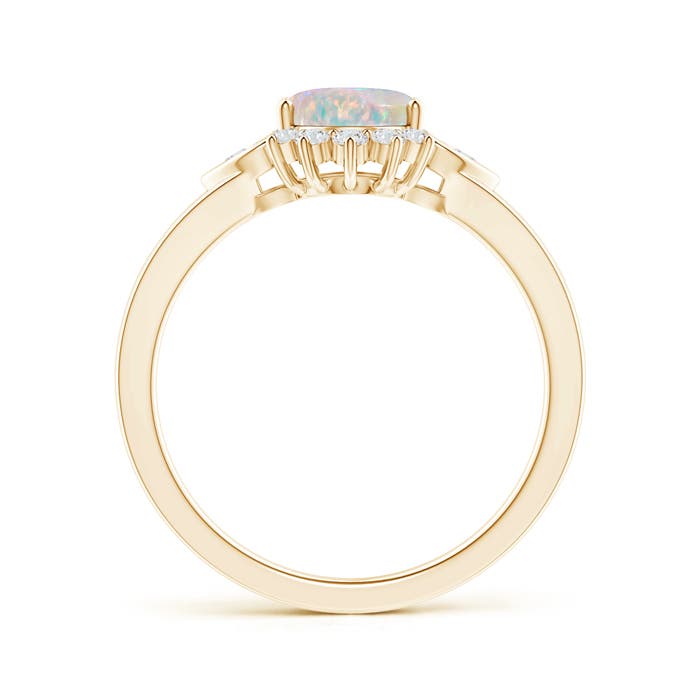 AAAA - Opal / 0.99 CT / 14 KT Yellow Gold