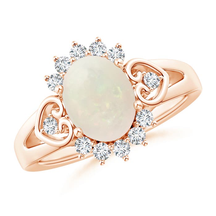 A - Opal / 1.4 CT / 14 KT Rose Gold