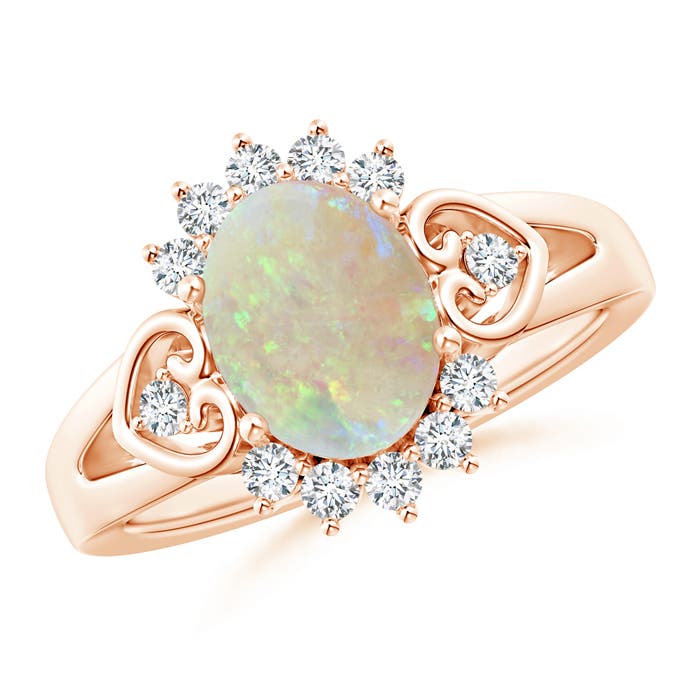 AAA - Opal / 1.4 CT / 14 KT Rose Gold