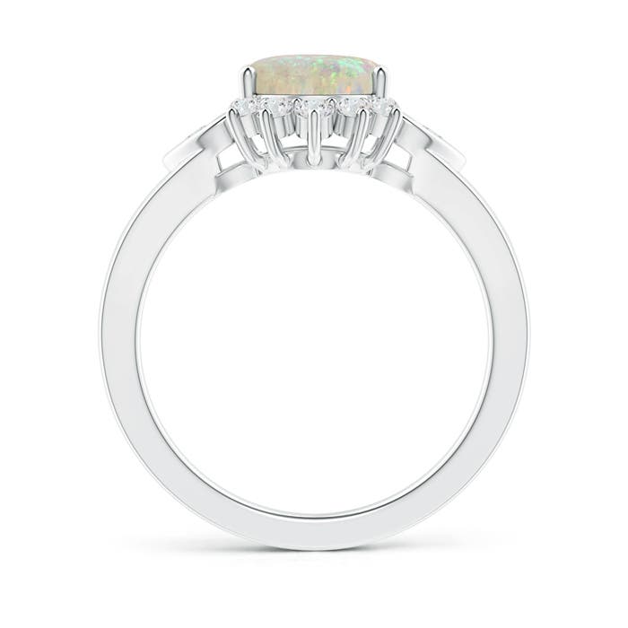 AAA - Opal / 1.4 CT / 14 KT White Gold