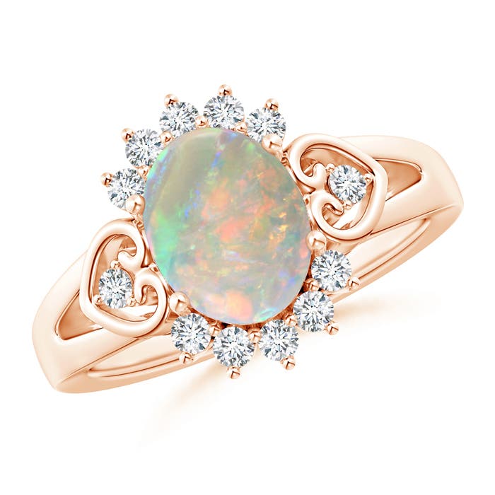 AAAA - Opal / 1.4 CT / 14 KT Rose Gold