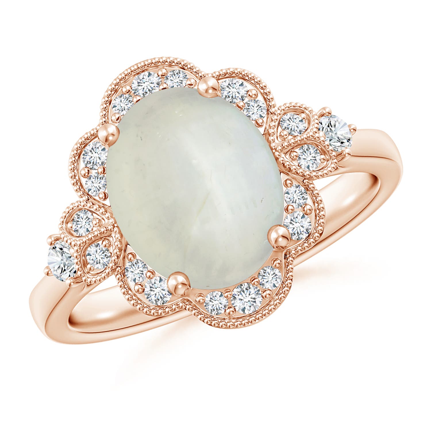 AA - Moonstone / 2.73 CT / 14 KT Rose Gold