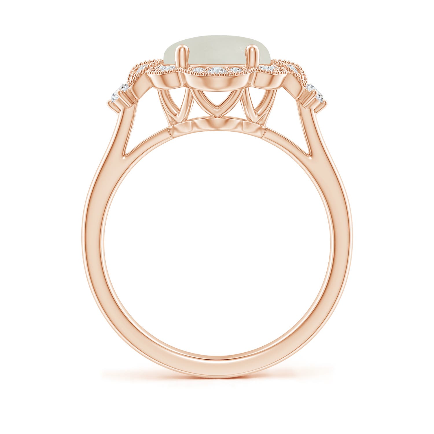 AAA - Moonstone / 2.73 CT / 14 KT Rose Gold