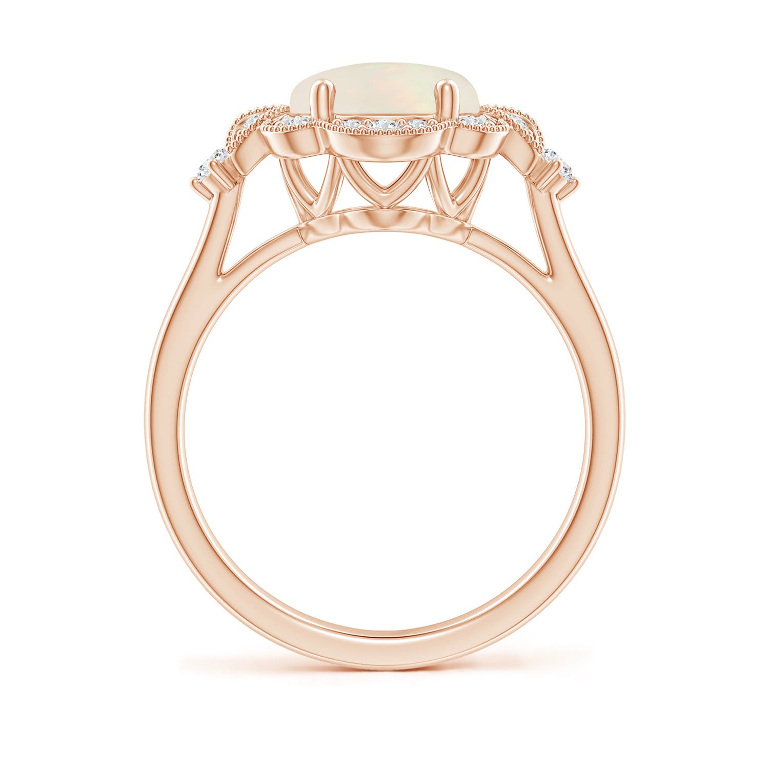 A - Opal / 1.68 CT / 14 KT Rose Gold