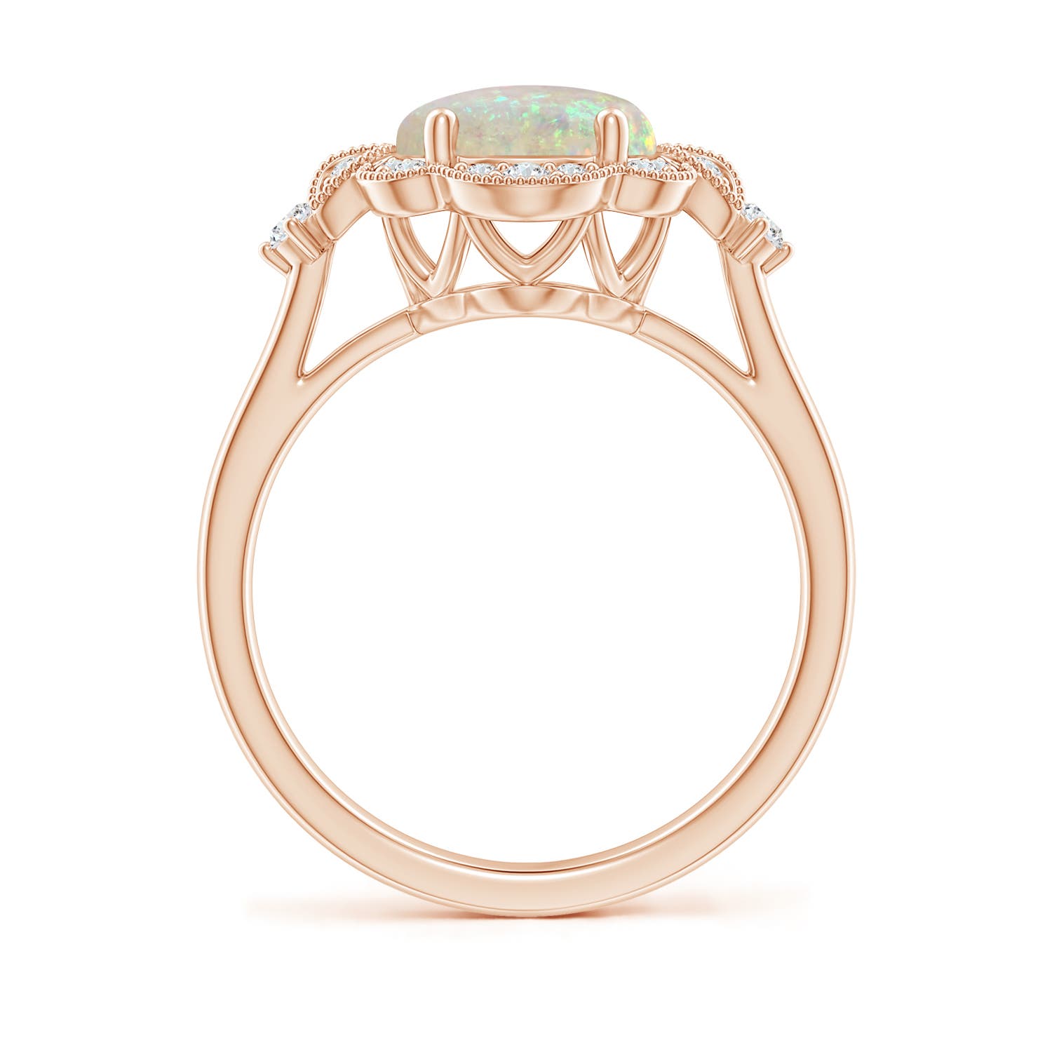 AAA - Opal / 1.68 CT / 14 KT Rose Gold