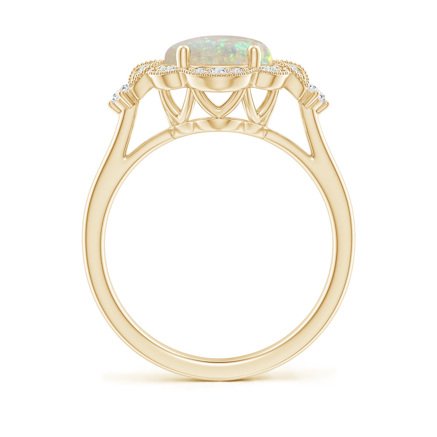 AAA - Opal / 1.68 CT / 14 KT Yellow Gold