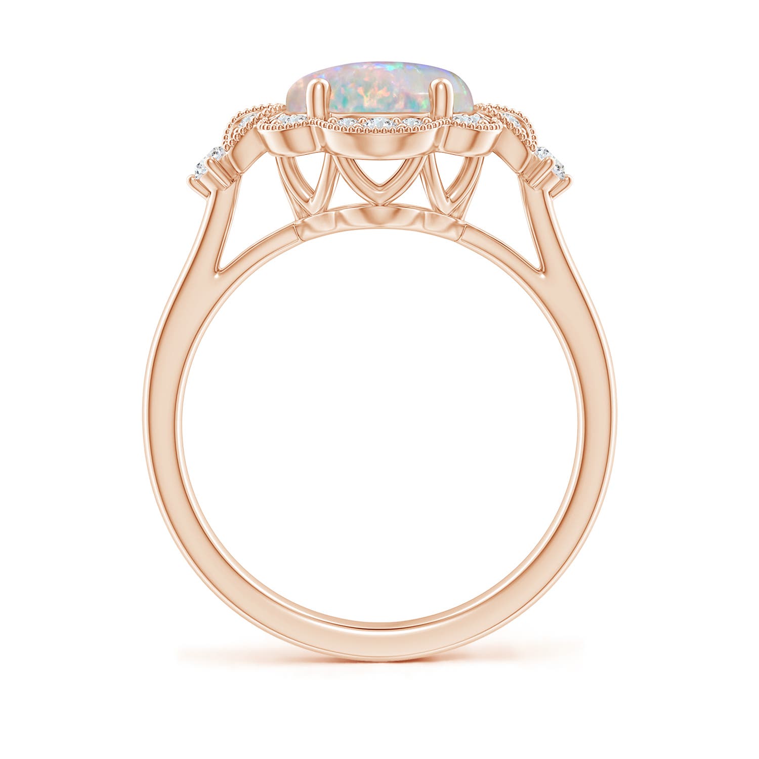 AAAA - Opal / 1.68 CT / 14 KT Rose Gold