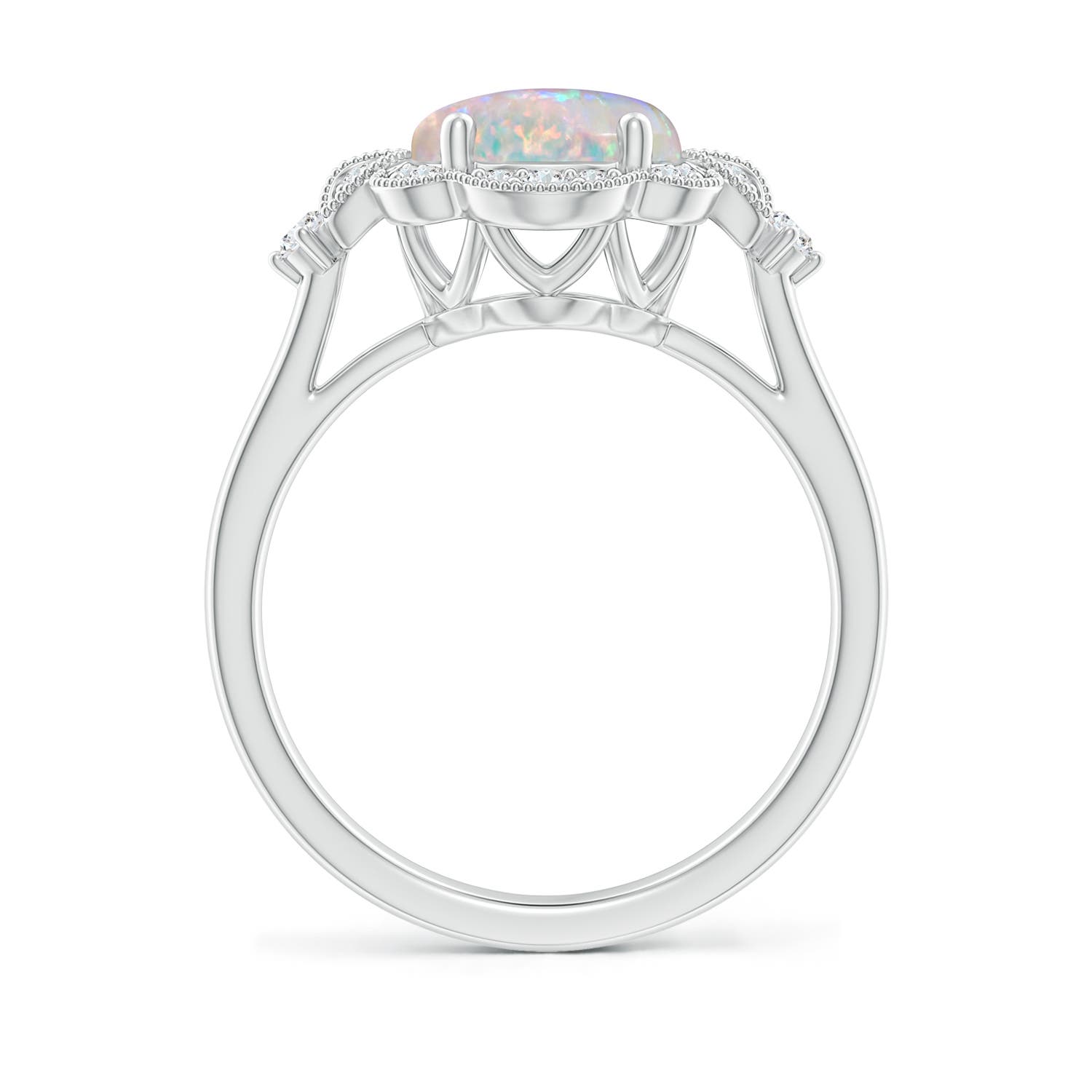 AAAA - Opal / 1.68 CT / 14 KT White Gold