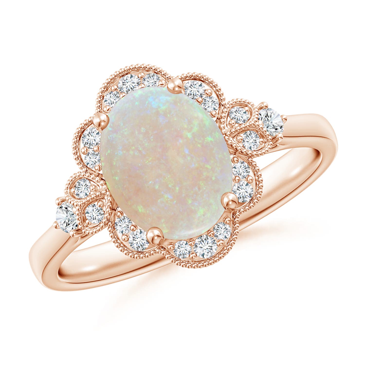 AA - Opal / 1.26 CT / 14 KT Rose Gold