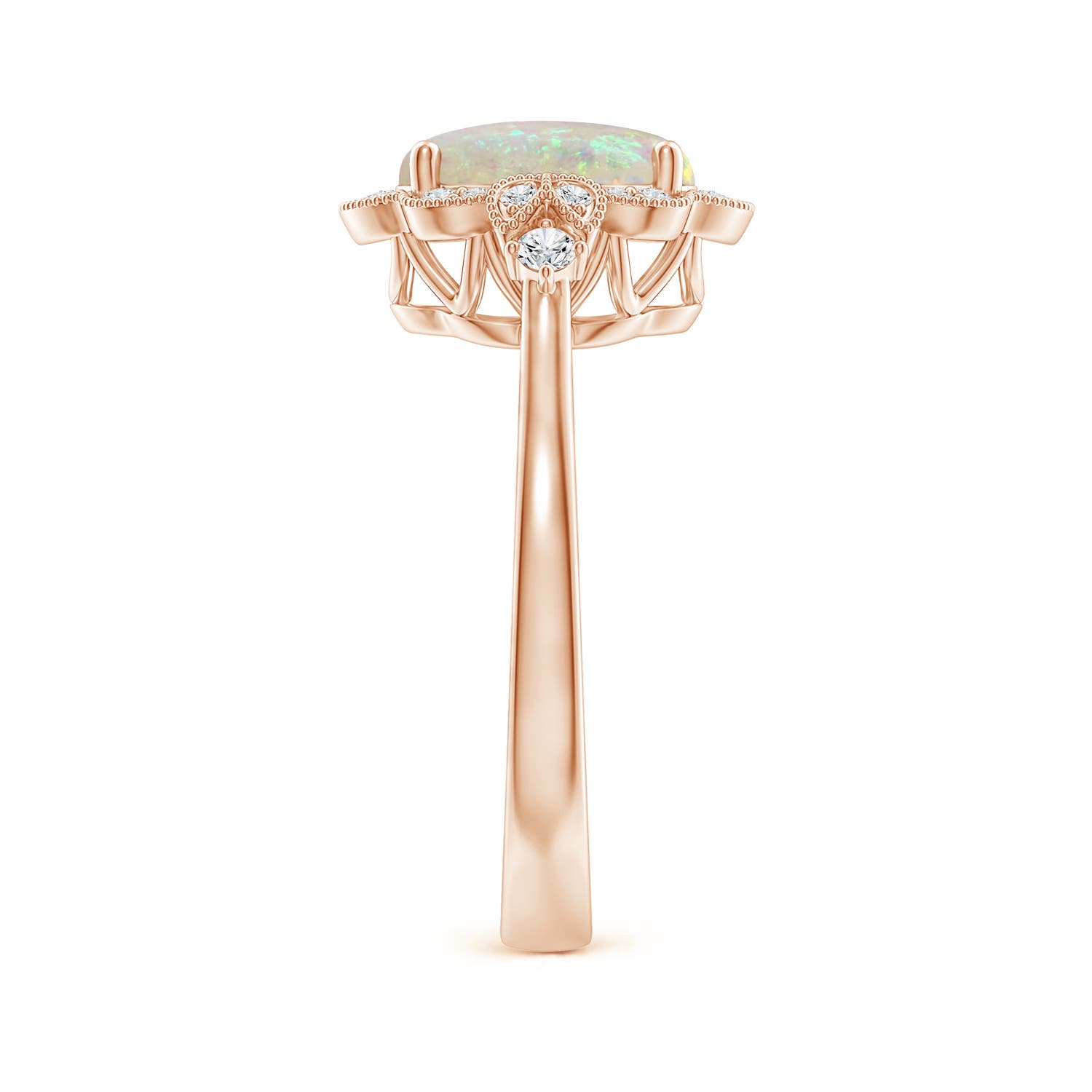 AAA - Opal / 1.26 CT / 14 KT Rose Gold