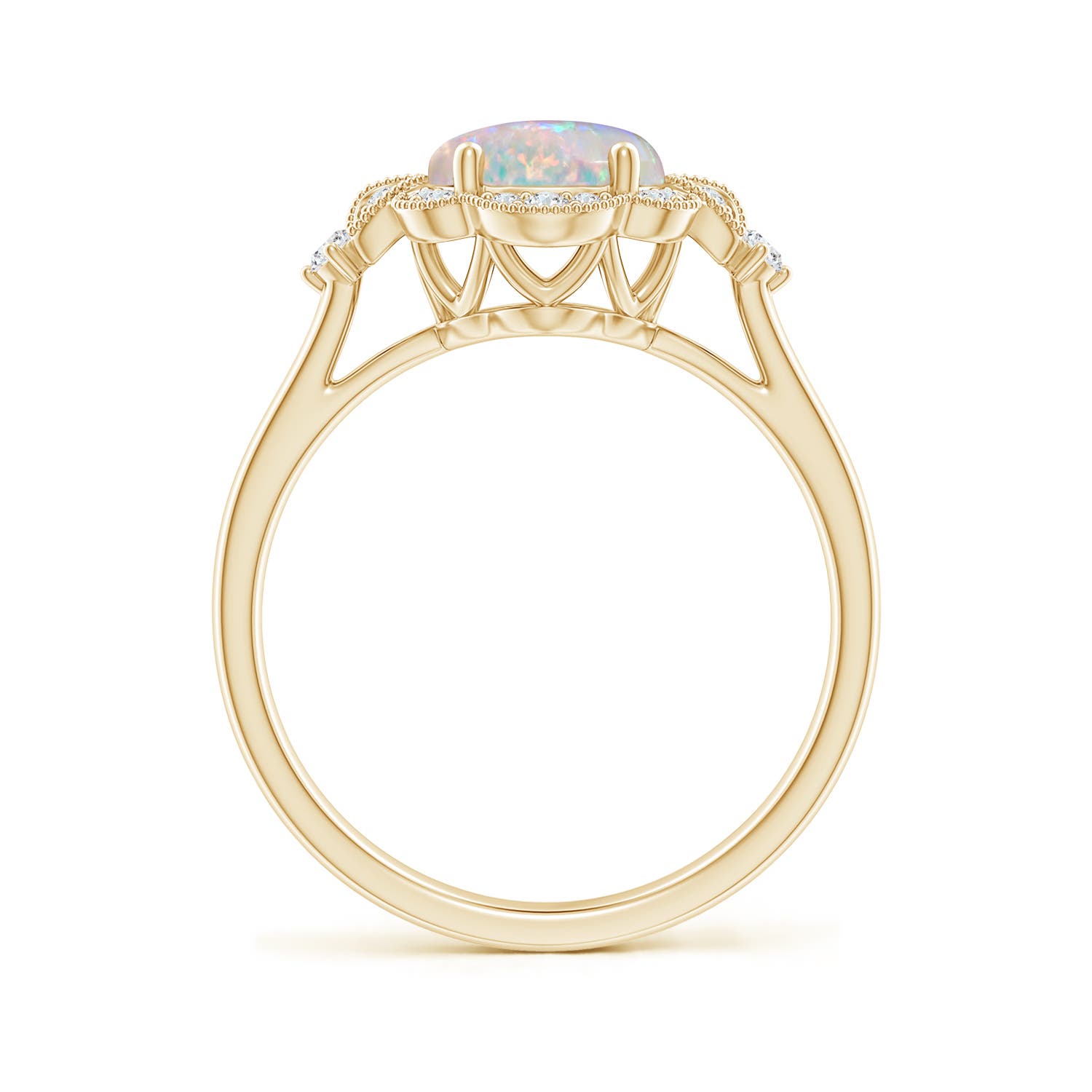 AAAA - Opal / 1.26 CT / 14 KT Yellow Gold