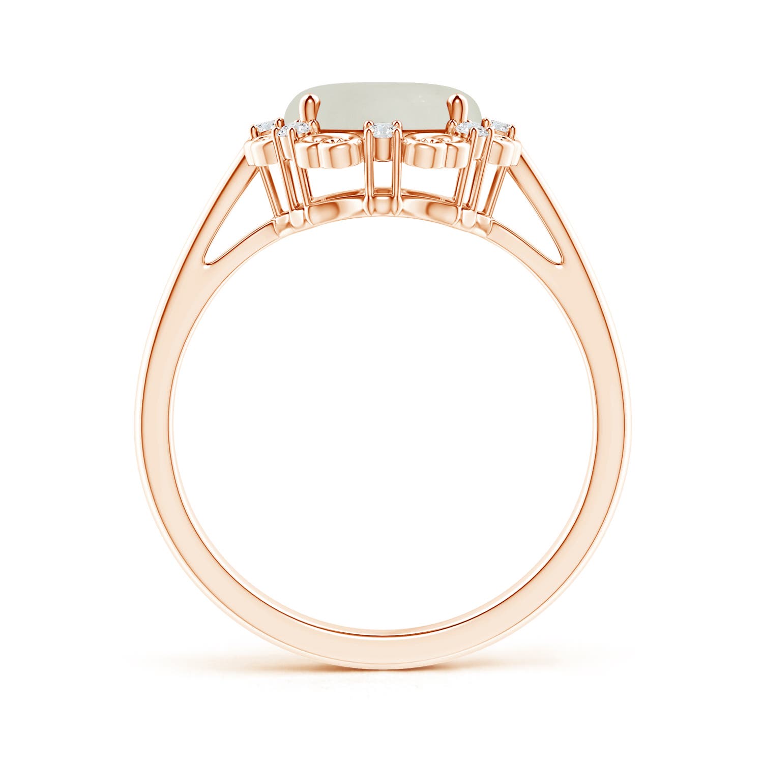 AAA - Moonstone / 2.61 CT / 14 KT Rose Gold