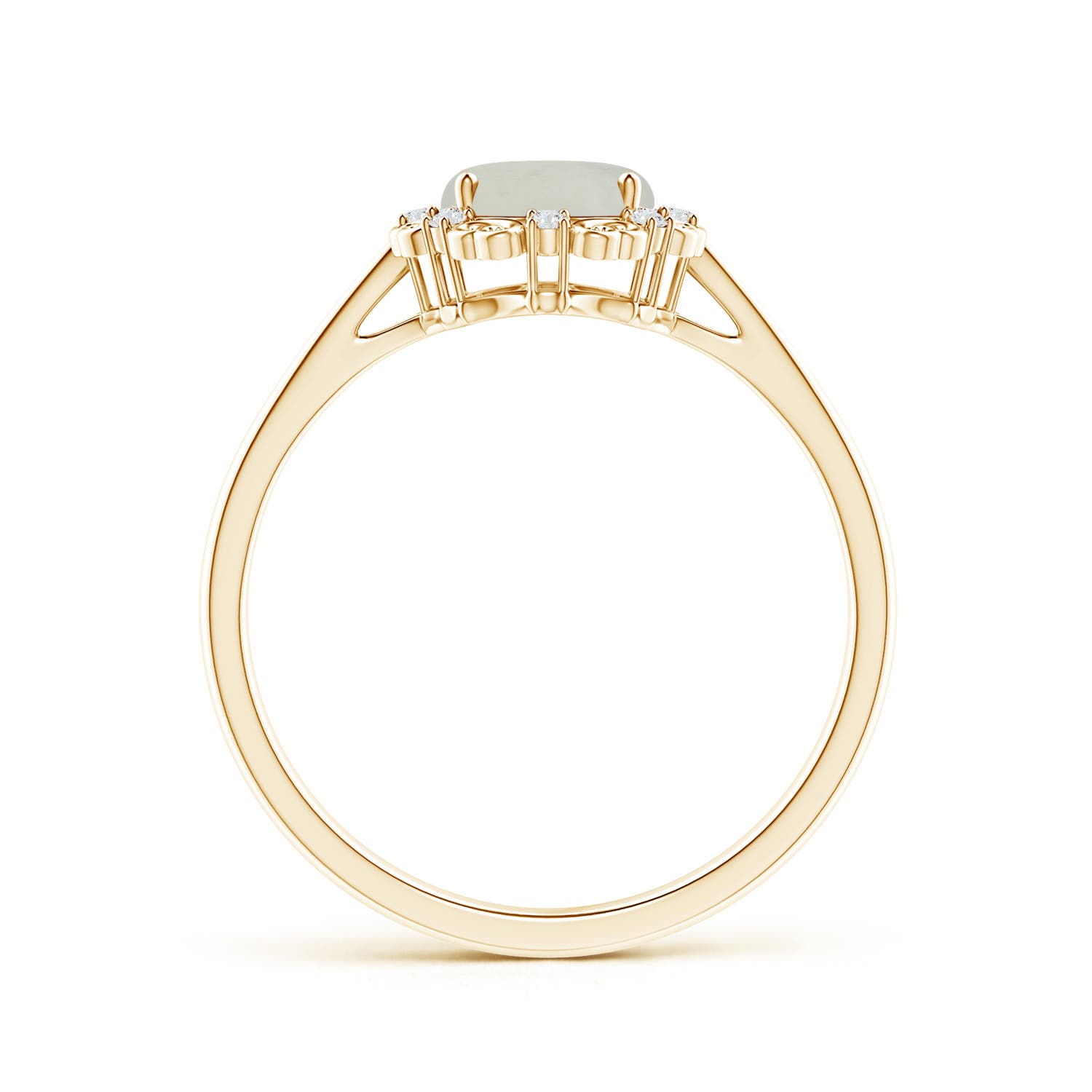 A - Moonstone / 1.16 CT / 14 KT Yellow Gold