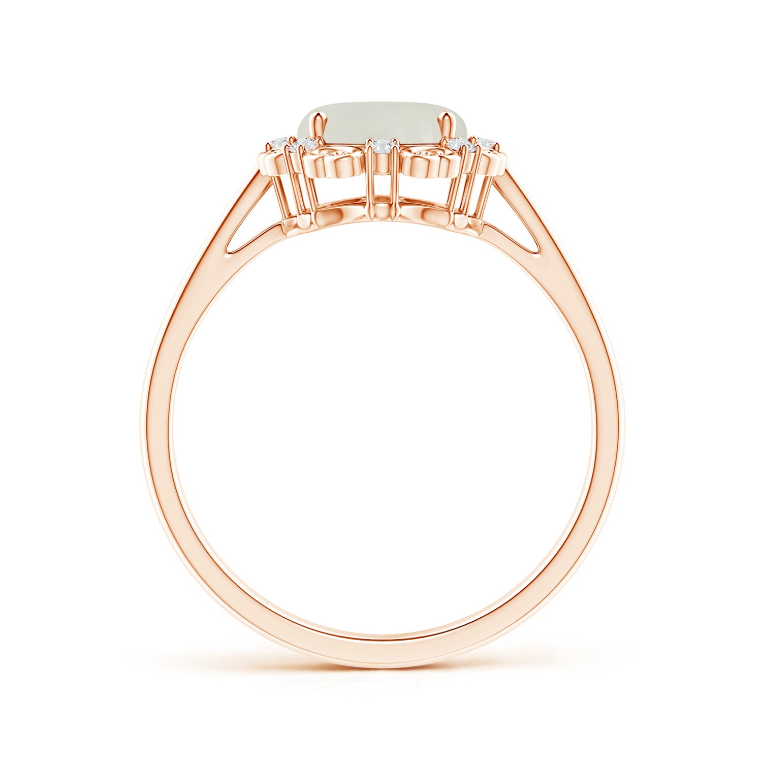 AAAA - Moonstone / 1.78 CT / 14 KT Rose Gold