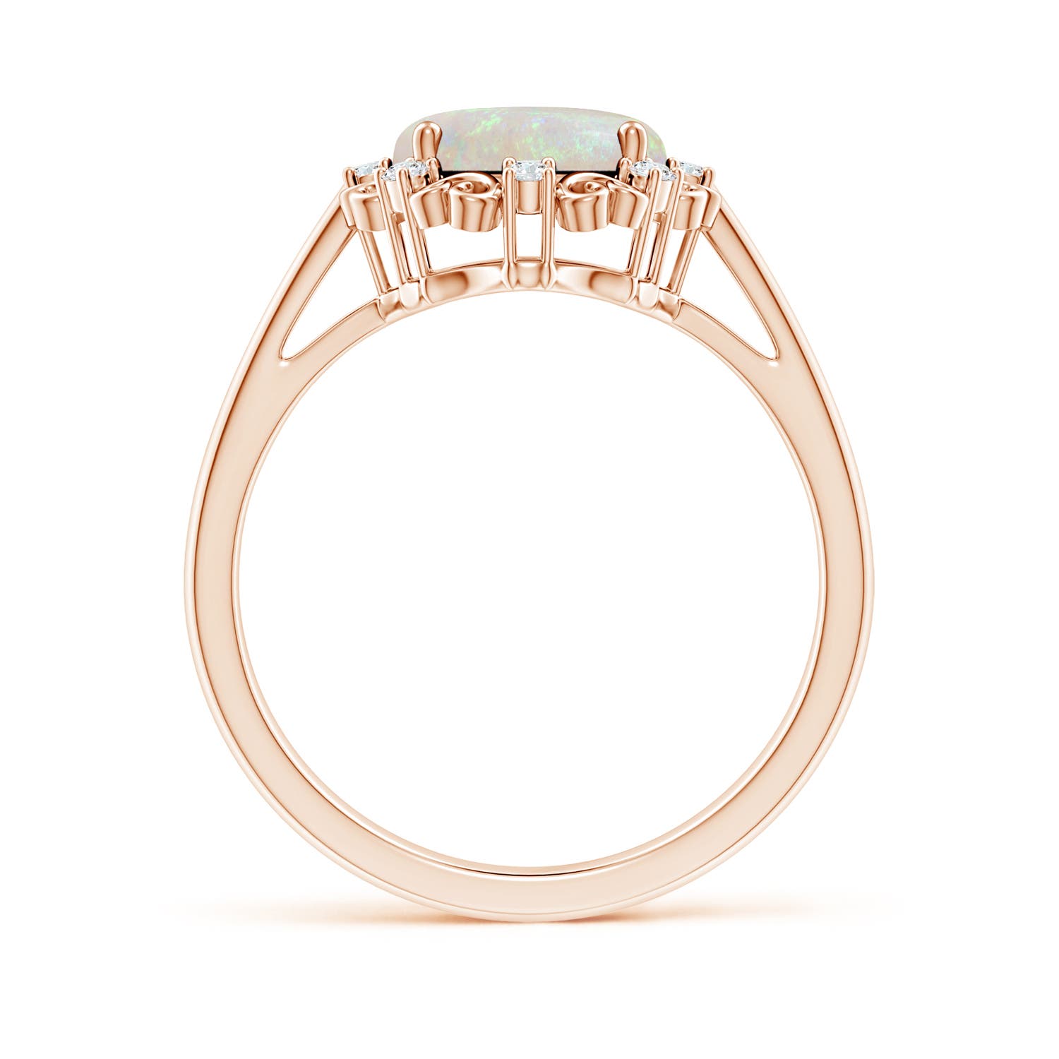 AA - Opal / 1.56 CT / 14 KT Rose Gold