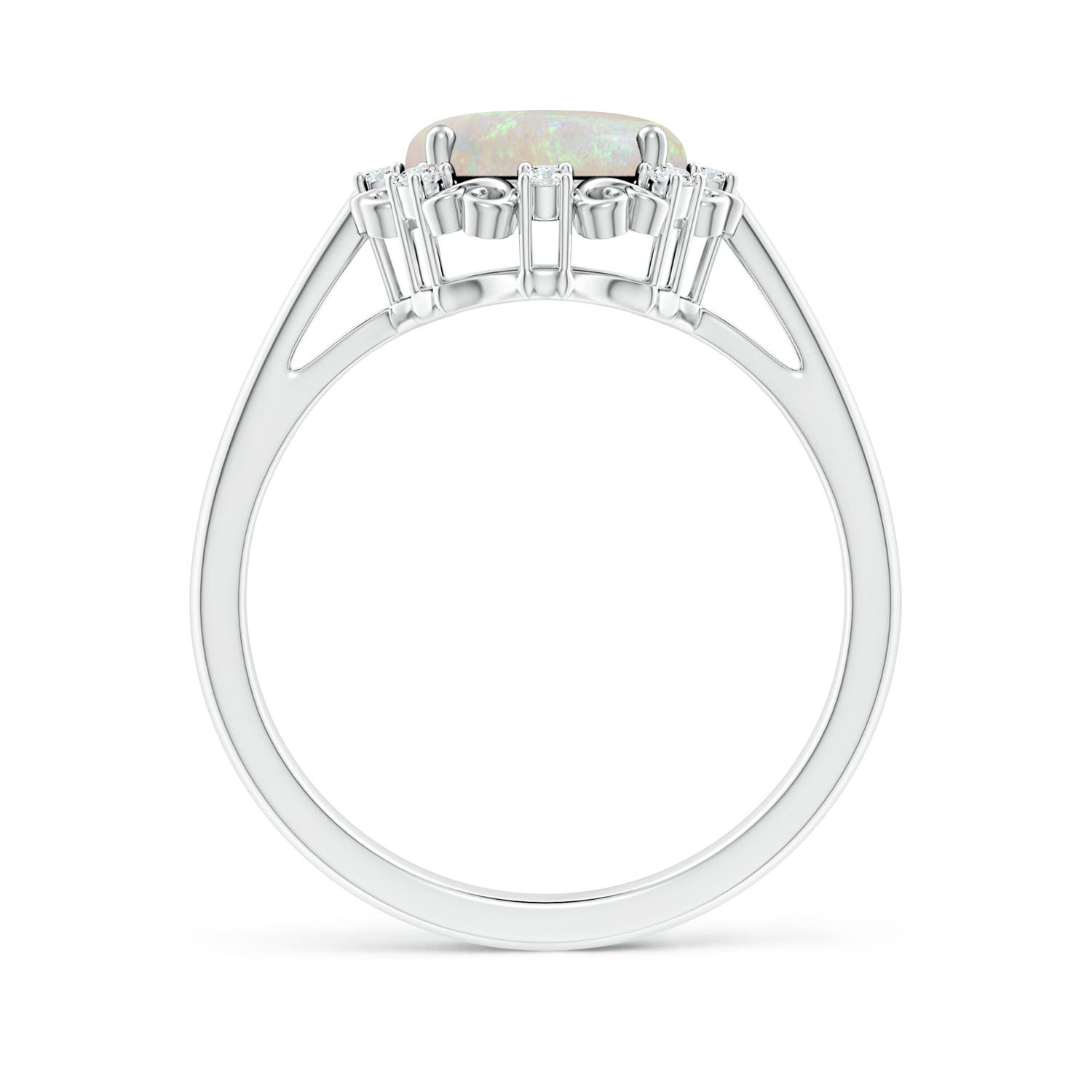 AA - Opal / 1.56 CT / 14 KT White Gold