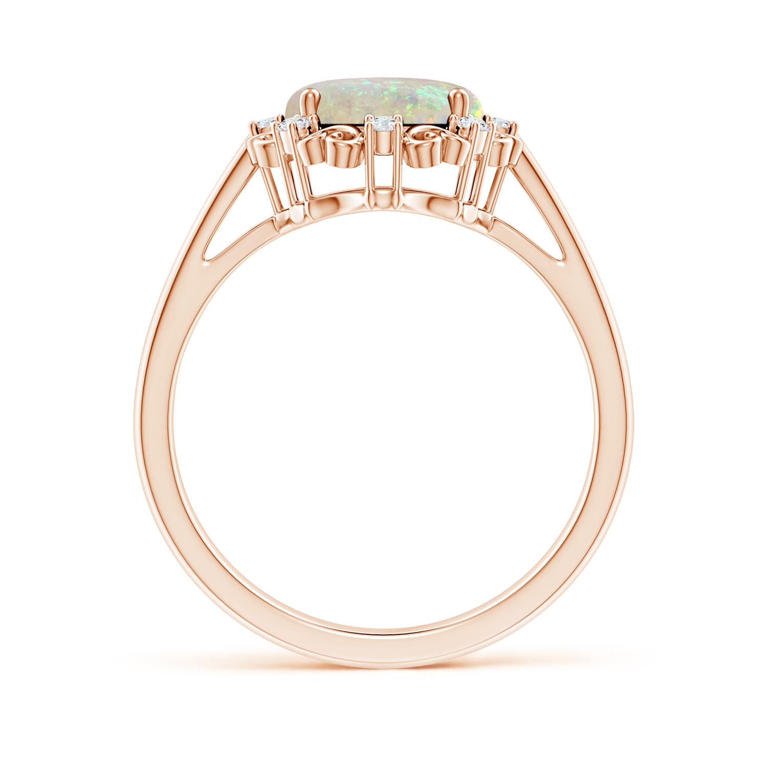 AAA - Opal / 1.56 CT / 14 KT Rose Gold