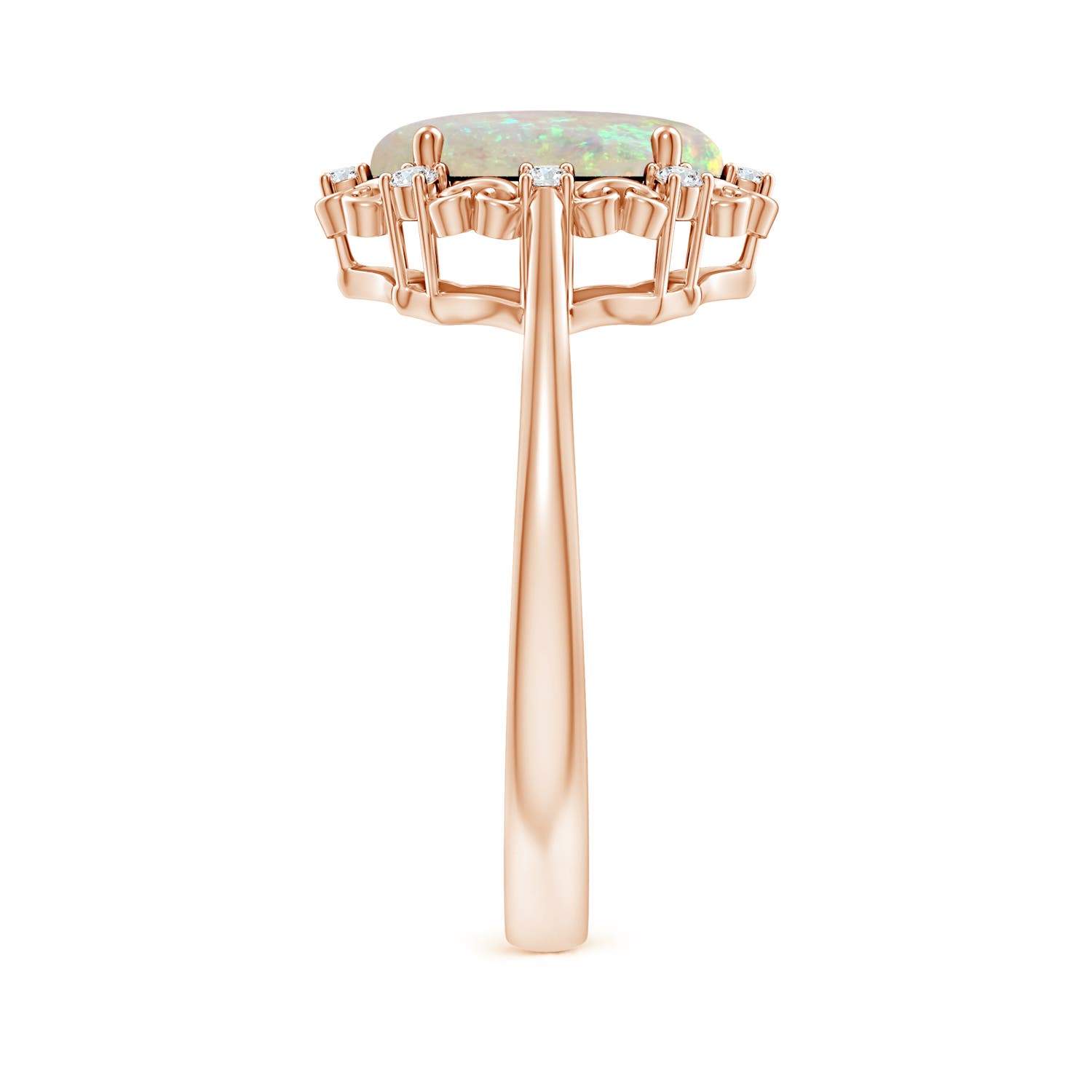 AAA - Opal / 1.56 CT / 14 KT Rose Gold