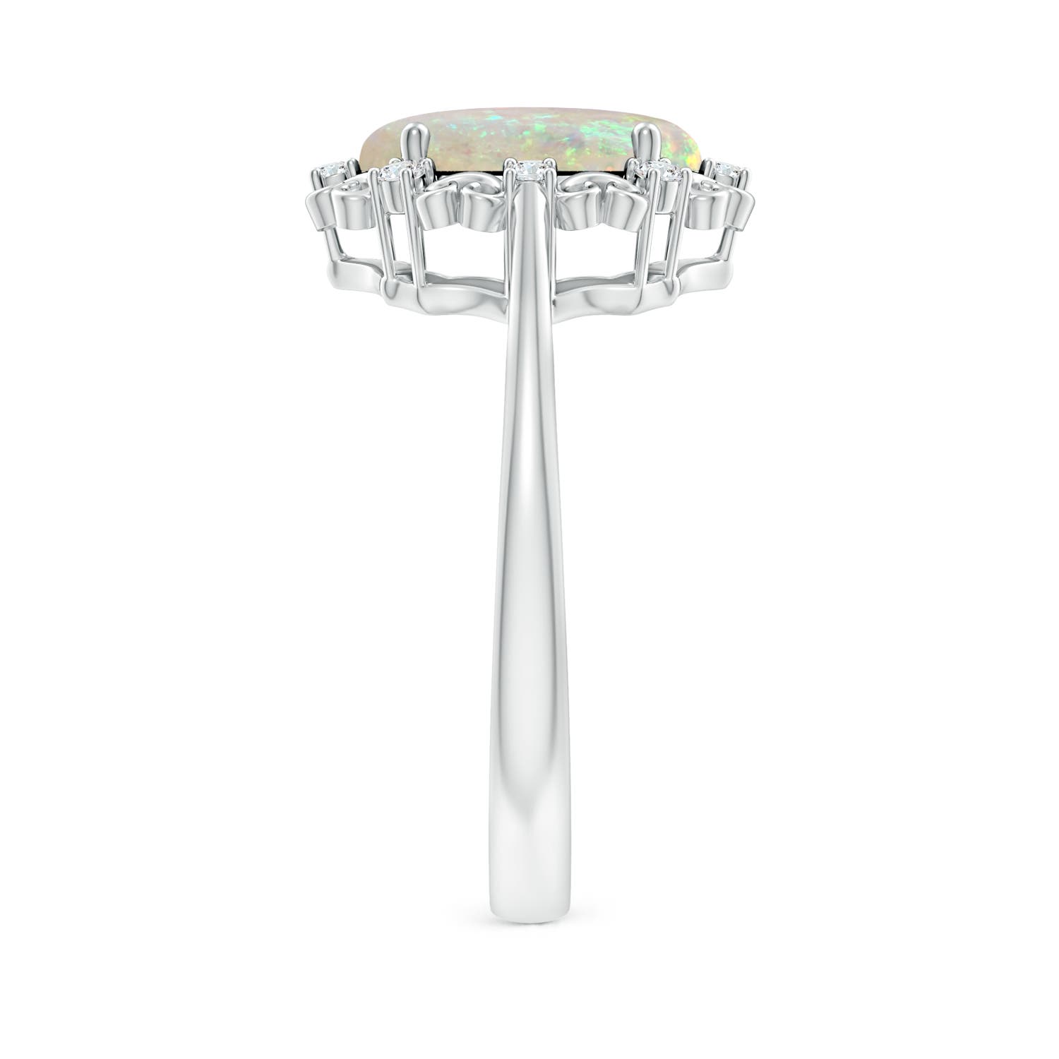 AAA - Opal / 1.56 CT / 14 KT White Gold