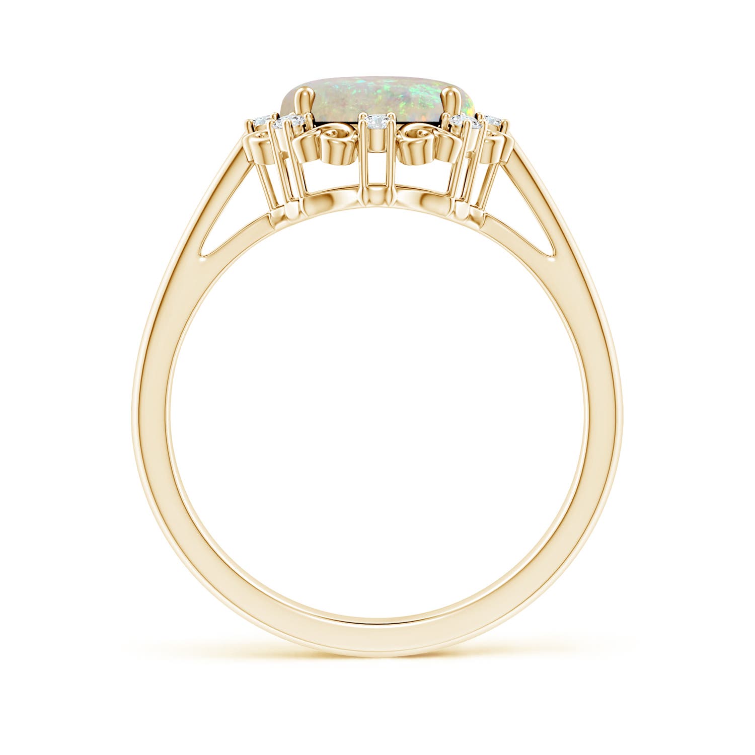 AAA - Opal / 1.56 CT / 14 KT Yellow Gold