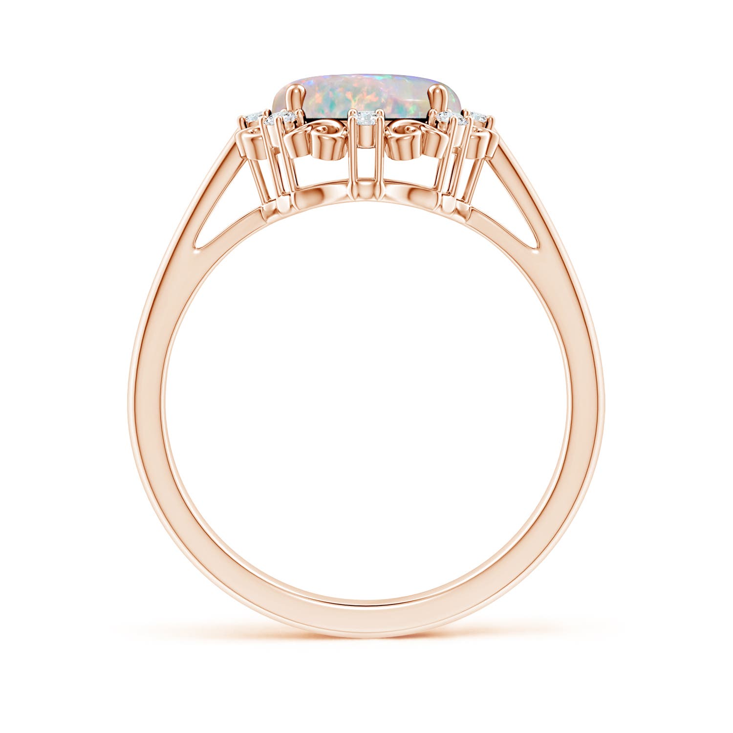 AAAA - Opal / 1.56 CT / 14 KT Rose Gold