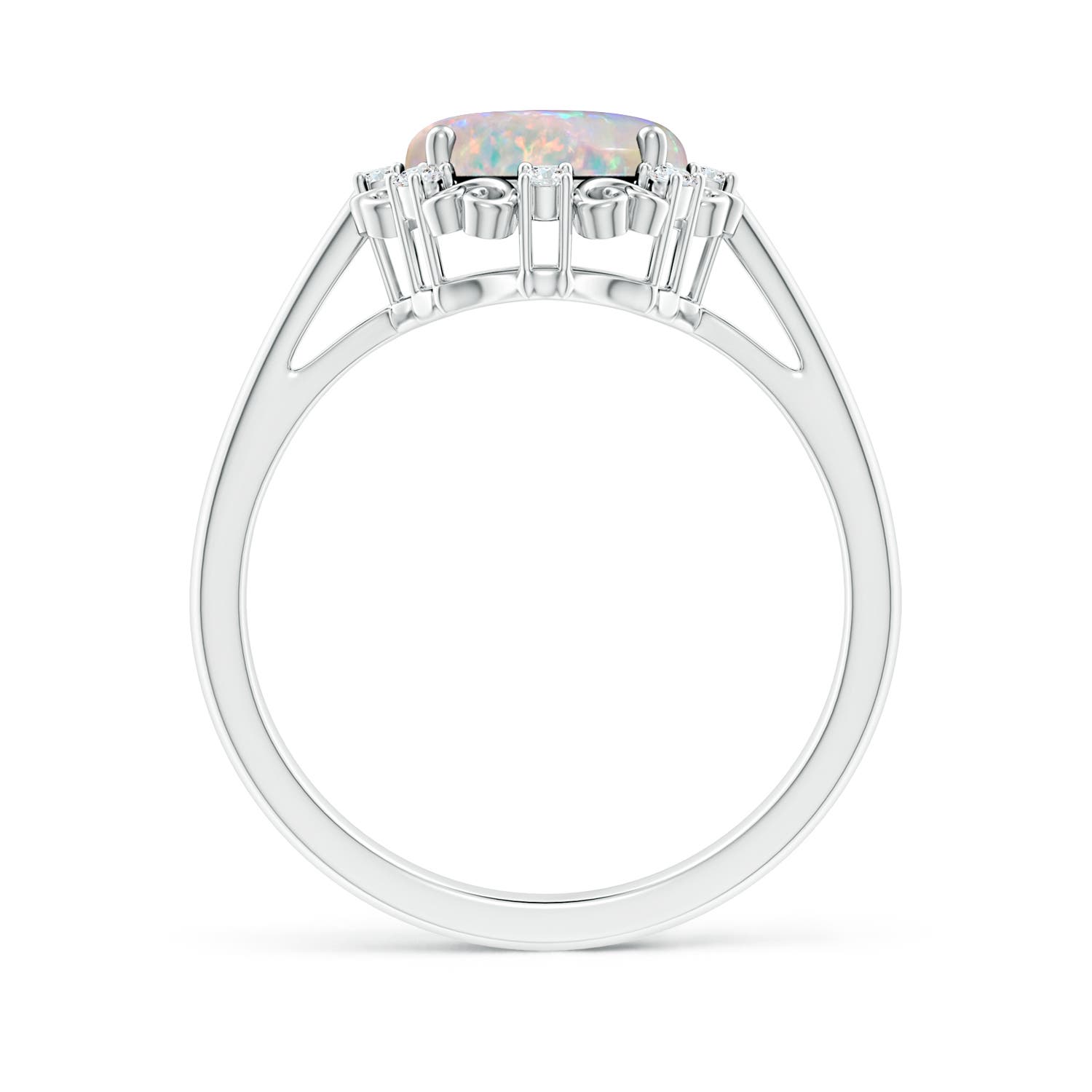 AAAA - Opal / 1.56 CT / 14 KT White Gold